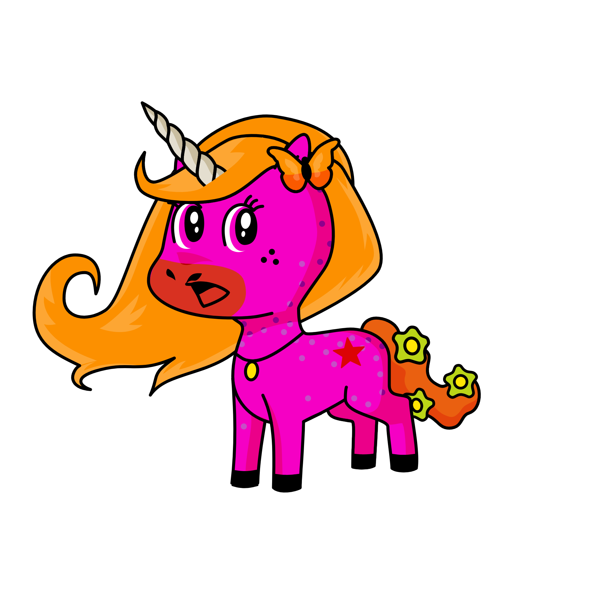 bjuhyfg, the unicorn