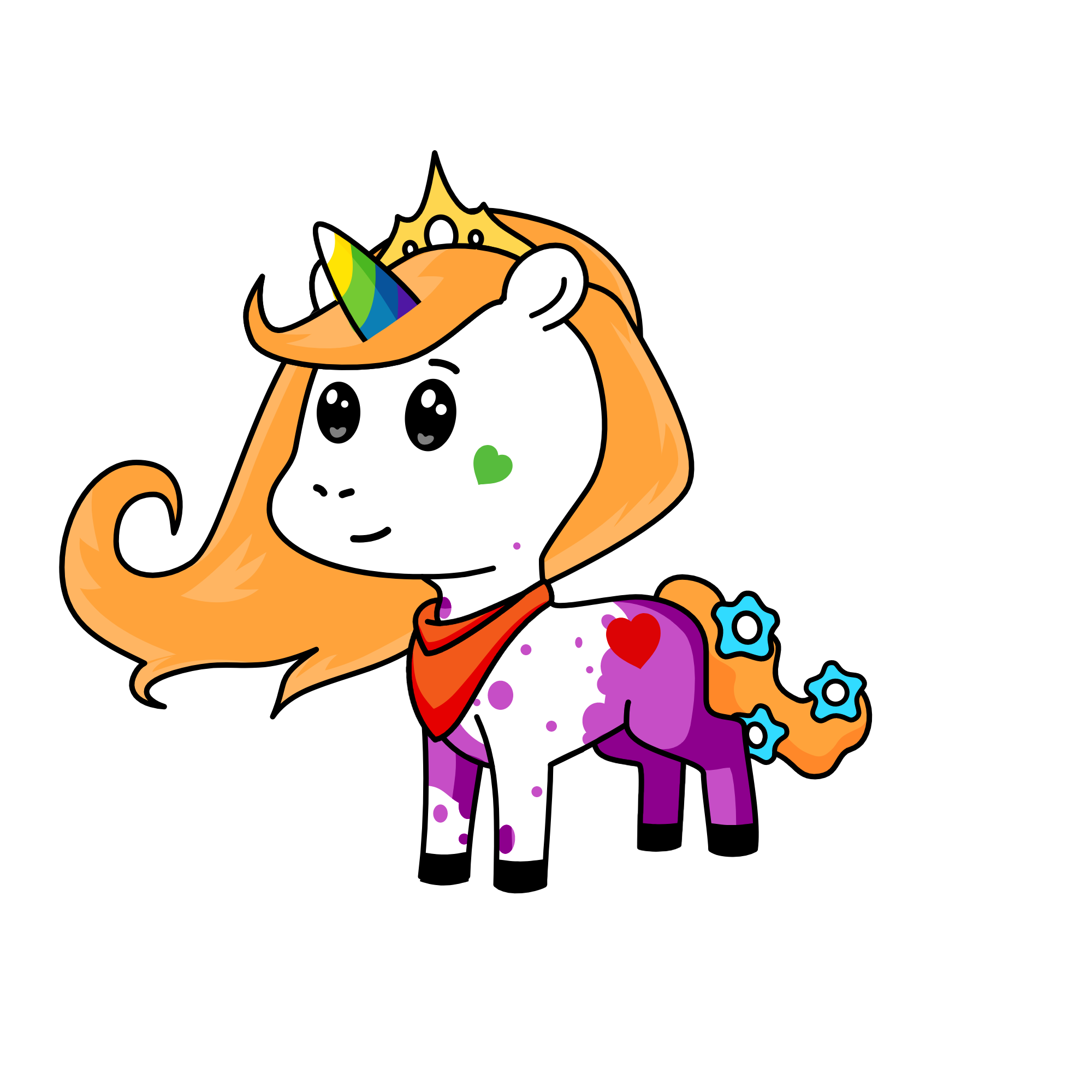 princess, the unicorn