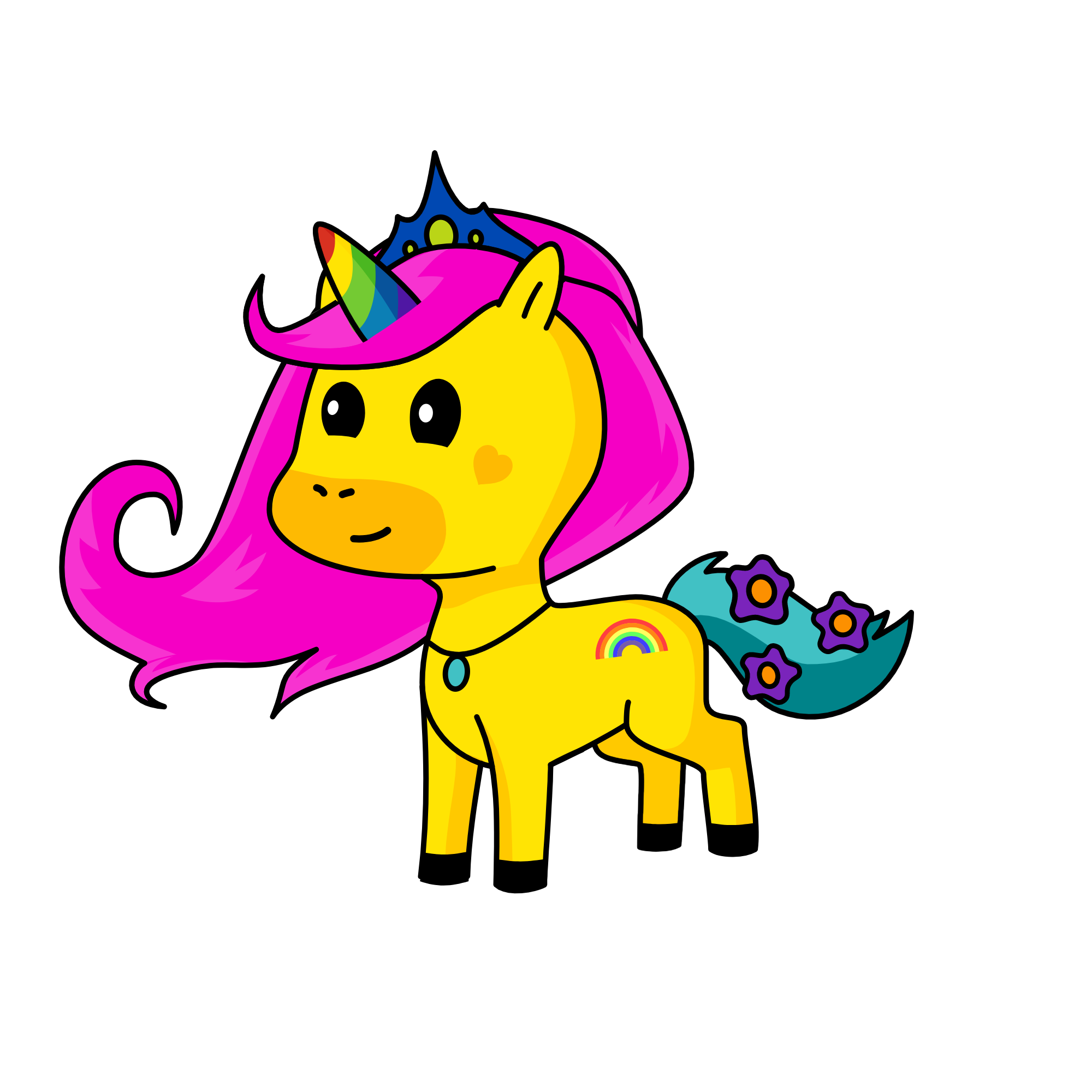rainbow, the unicorn