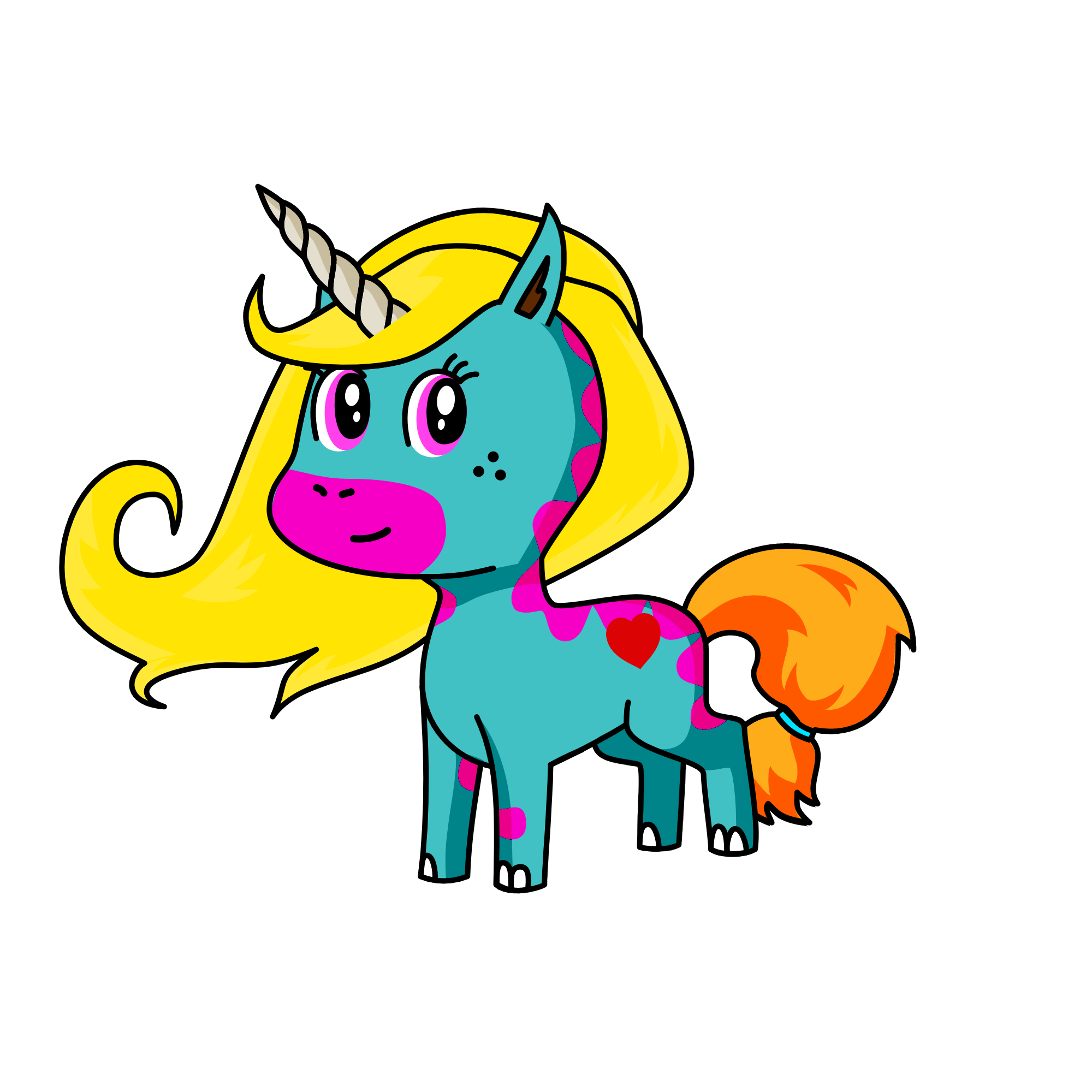 Koko, the unicorn
