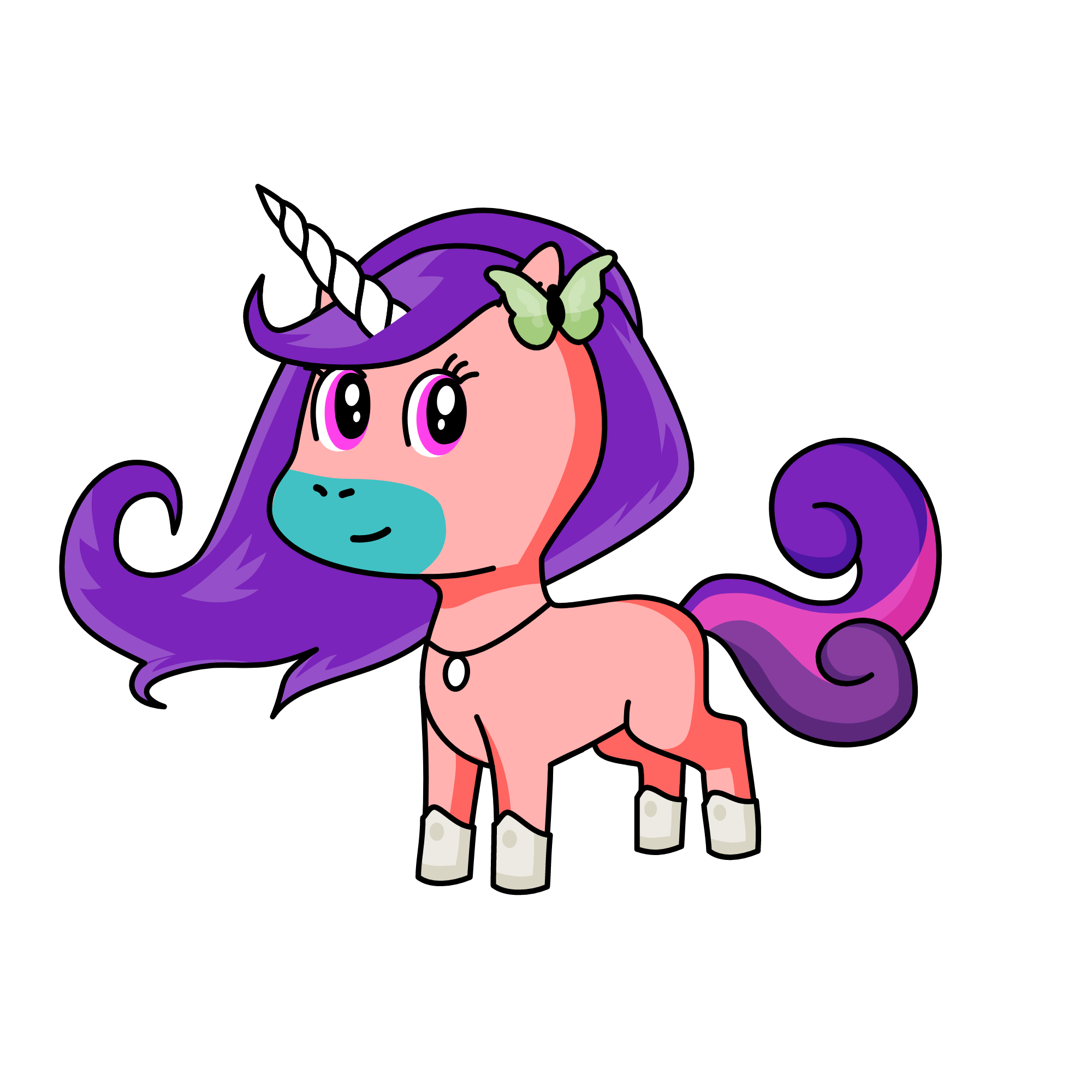 brownie mila, the unicorn