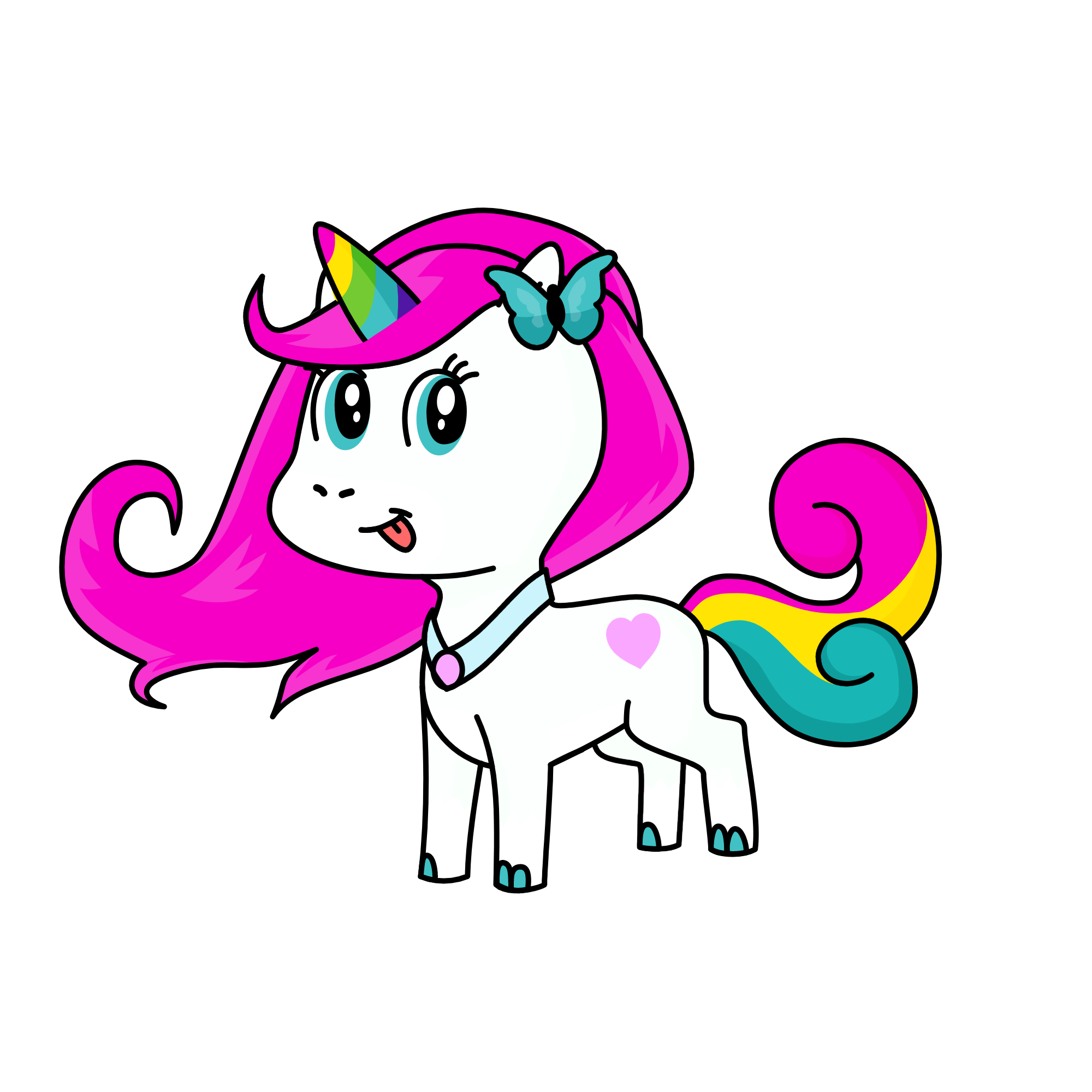 fluffy, the unicorn