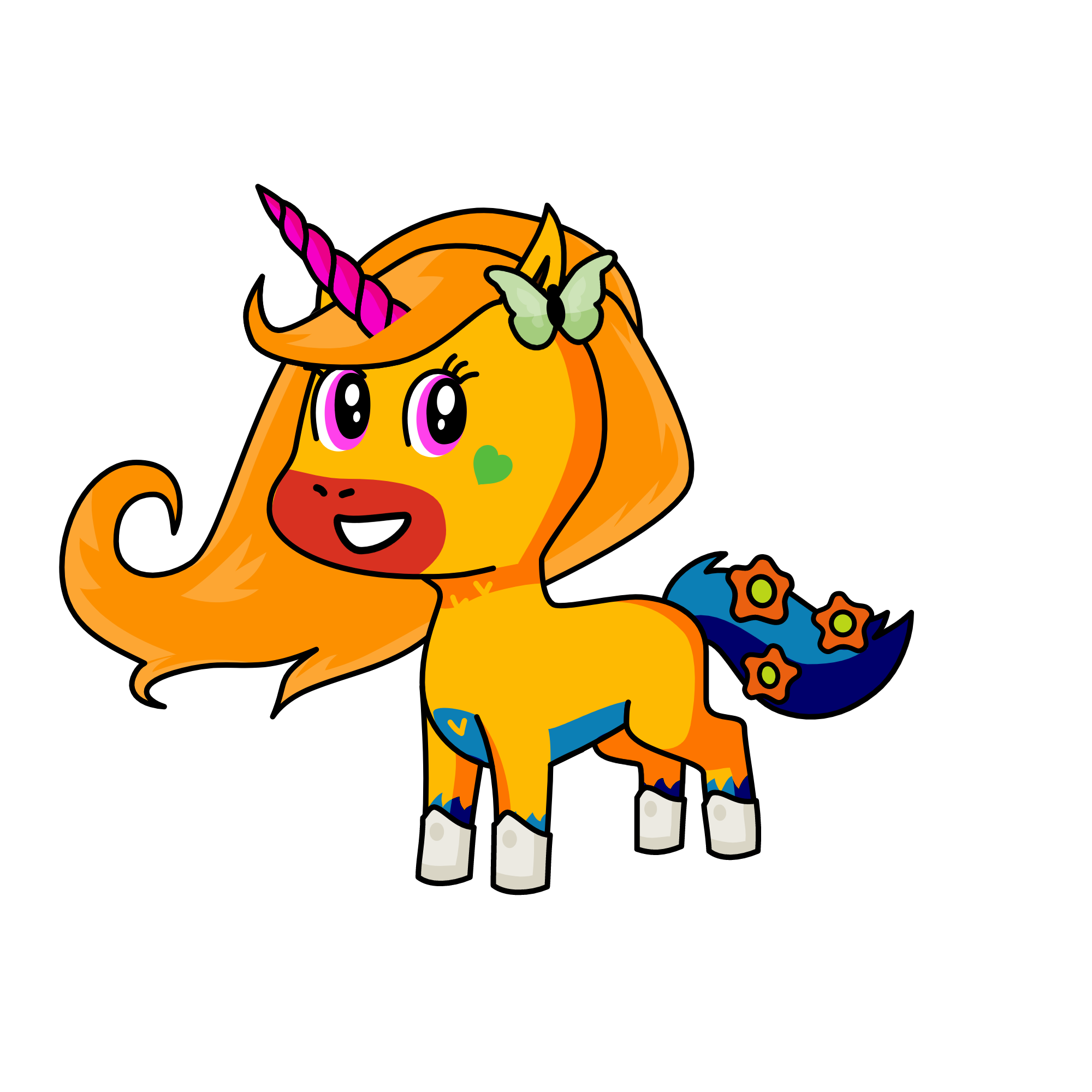miny, the unicorn