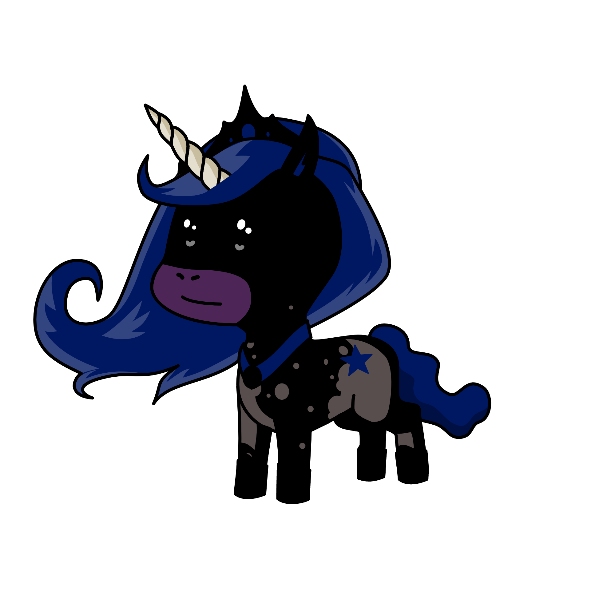 Nightmare Moon, the unicorn