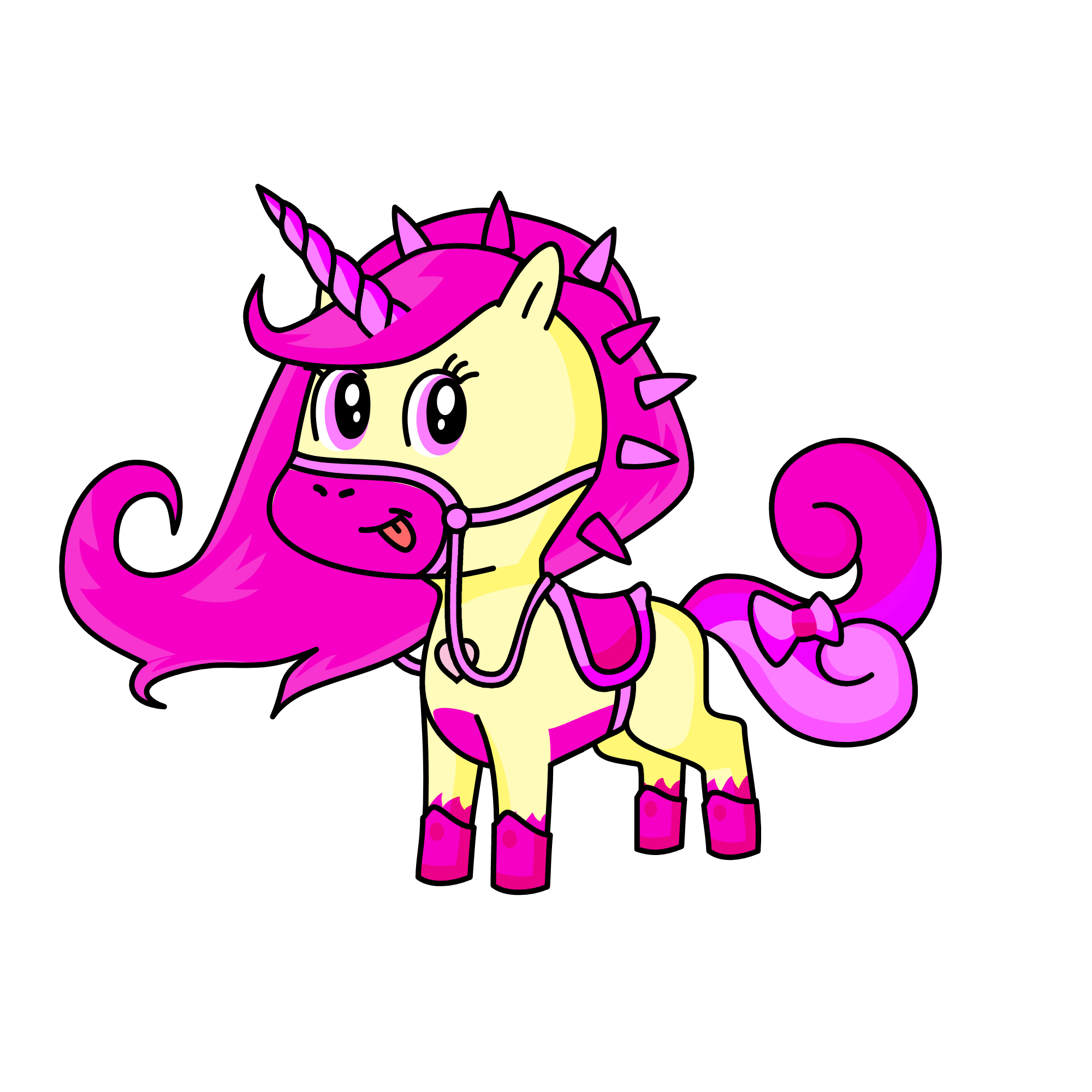 Glitter, the unicorn