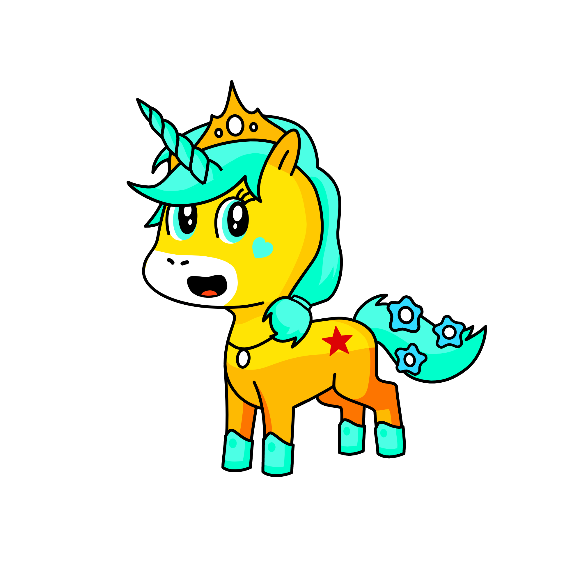 PRINCESS SKY, the unicorn