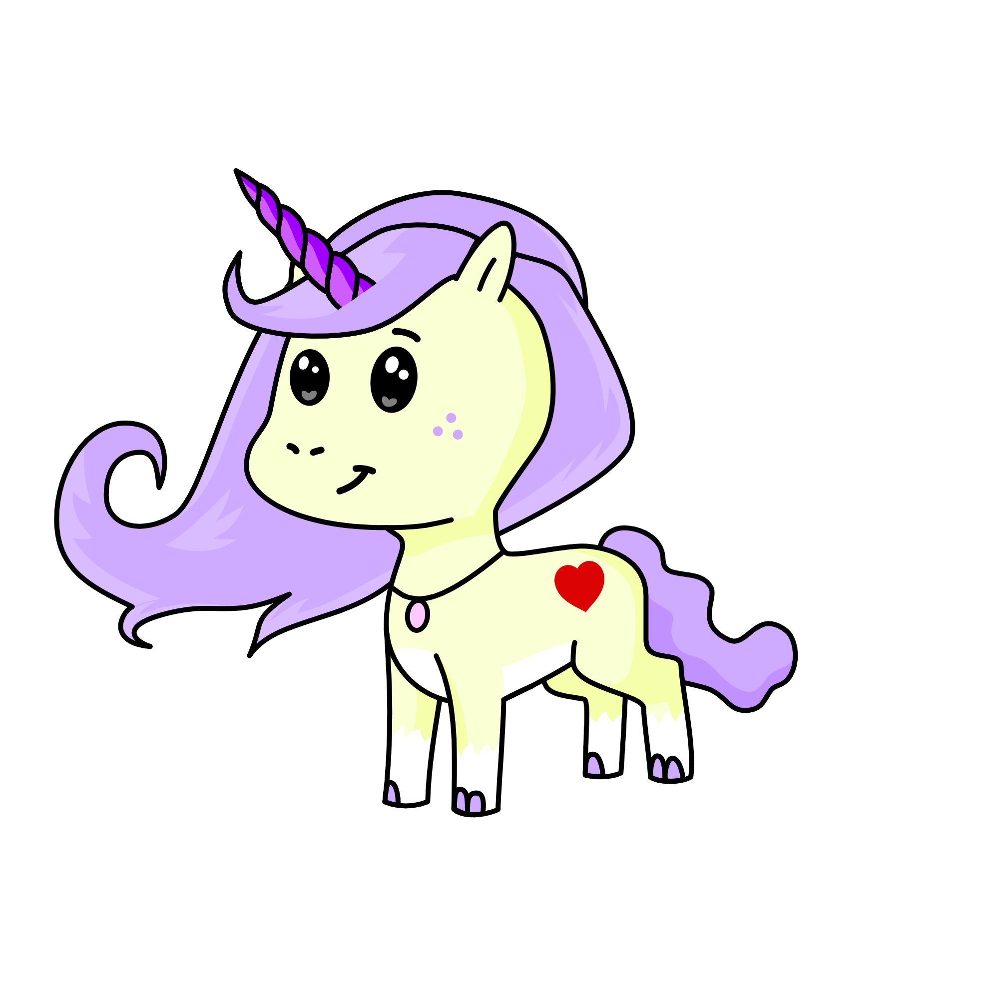 Amelia, the unicorn