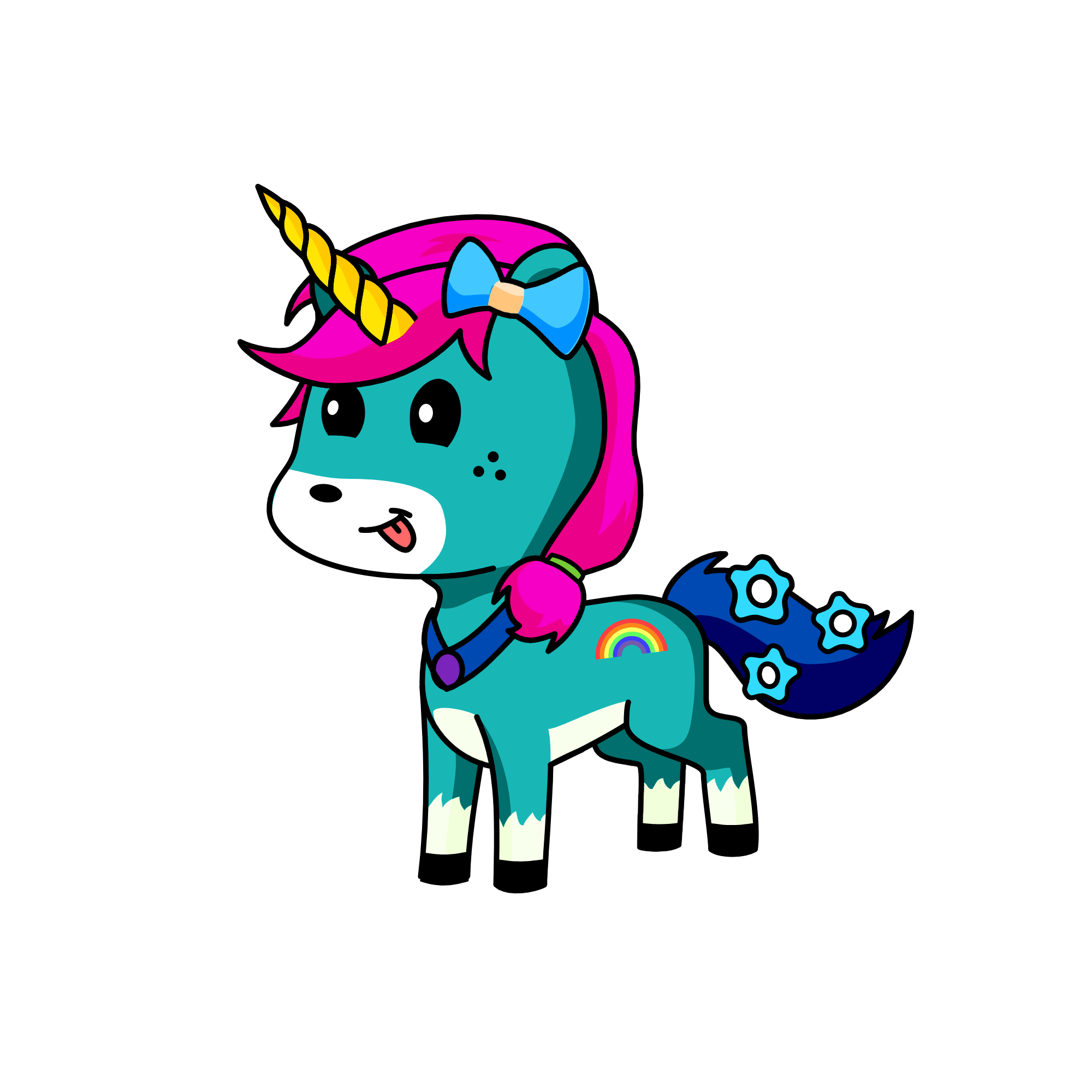 Winter, the unicorn