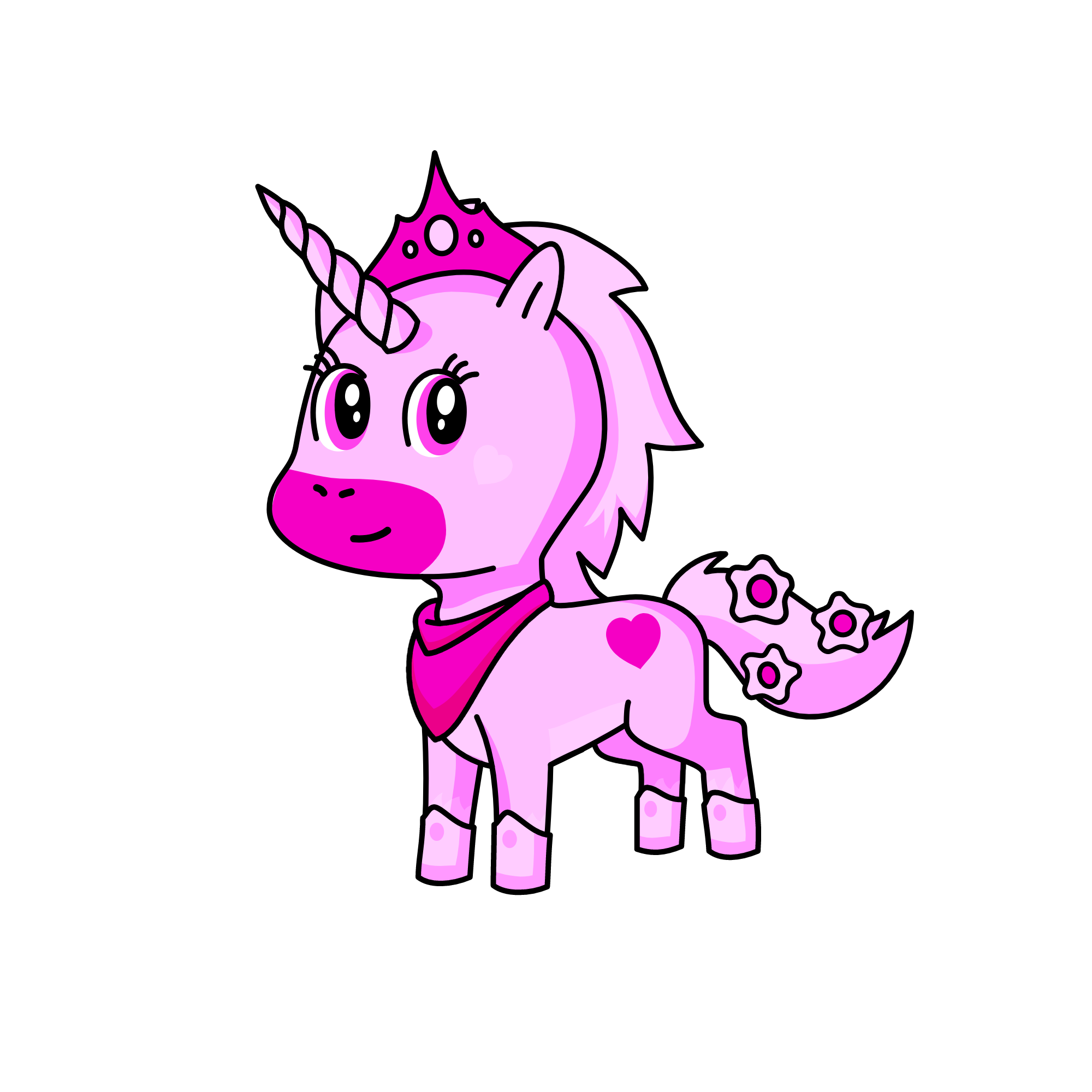 queen of pinkness, the unicorn