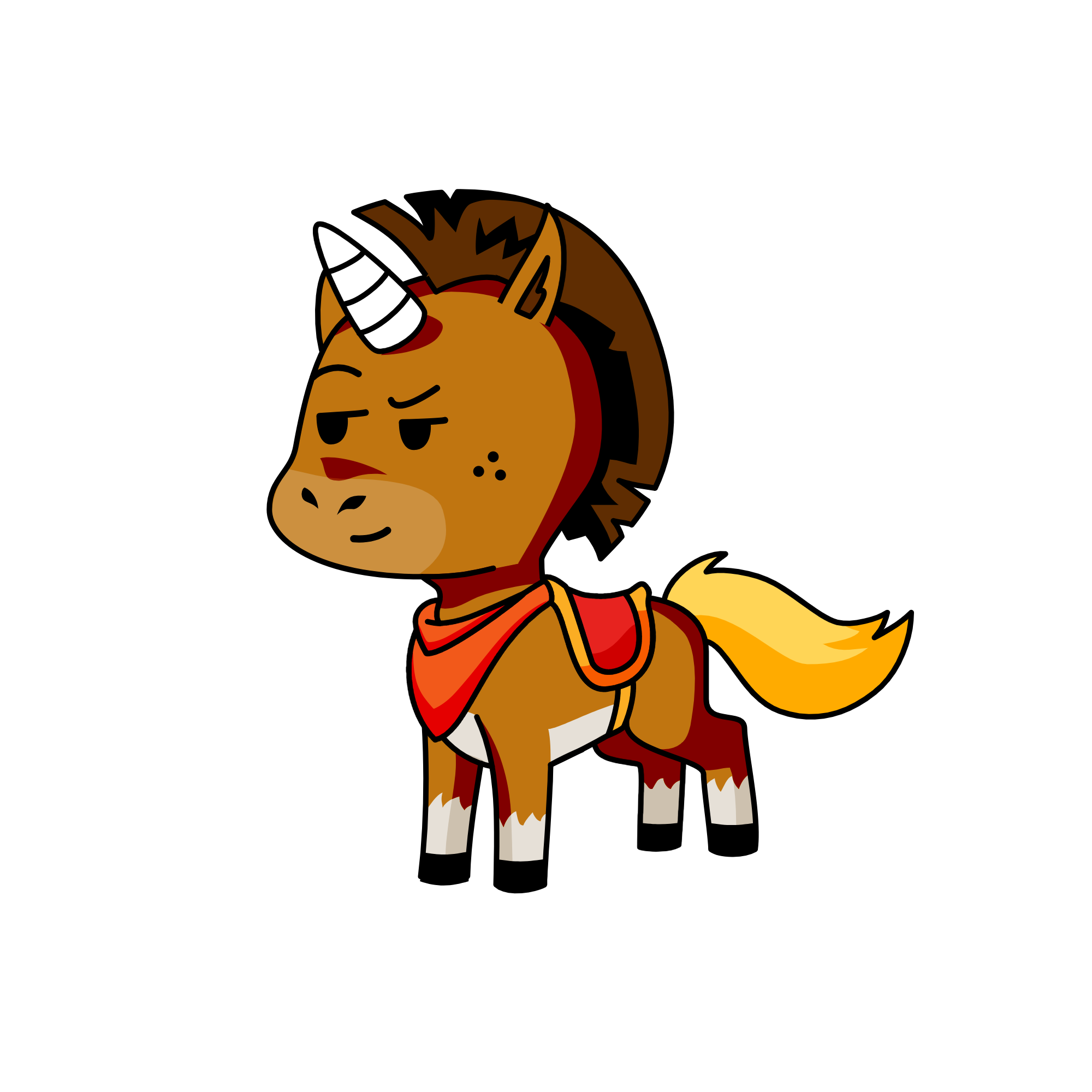 Jack Of The Forest, the unicorn
