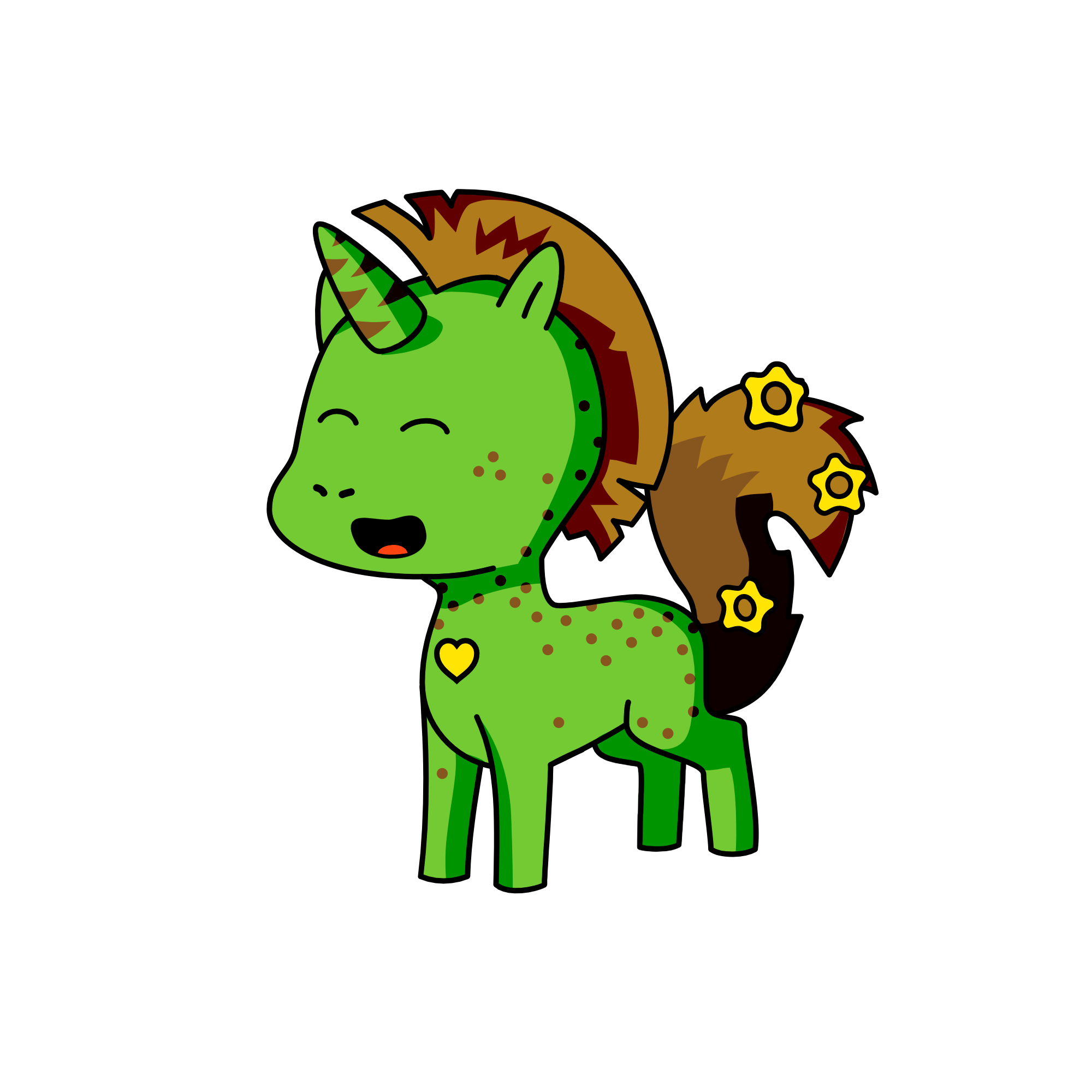Officer Cacti of the Cactus, the unicorn