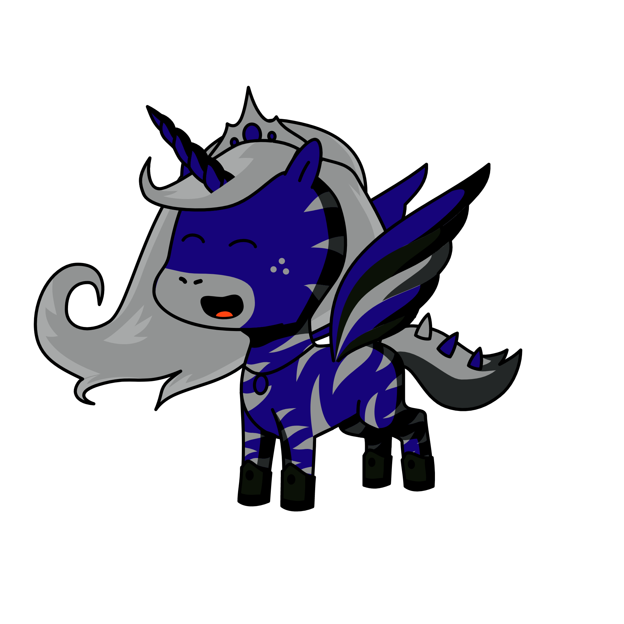 His Serene Majesty Emperor Ashton Nave of the Northern Marshes the 3rd , the unicorn