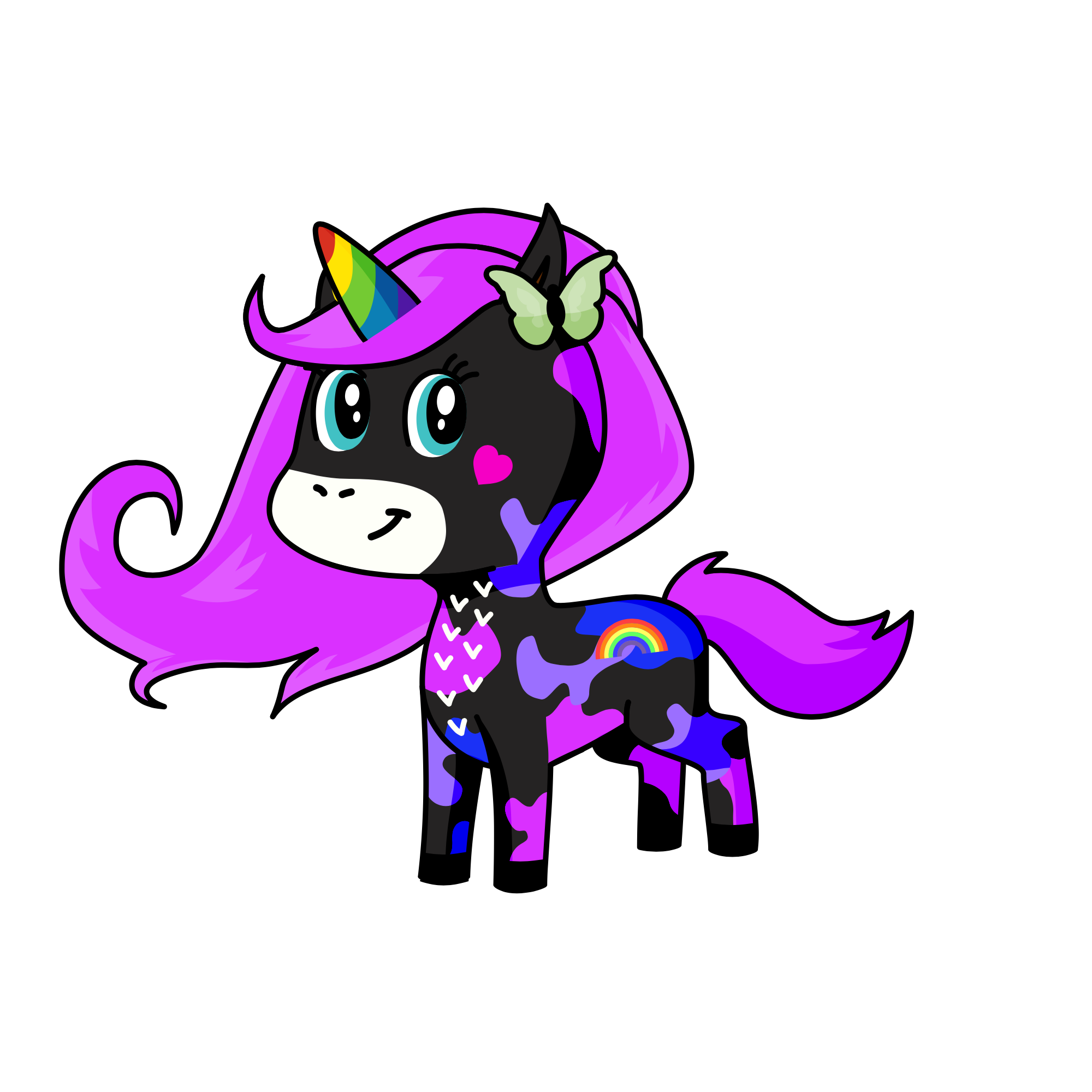 Luna, the unicorn