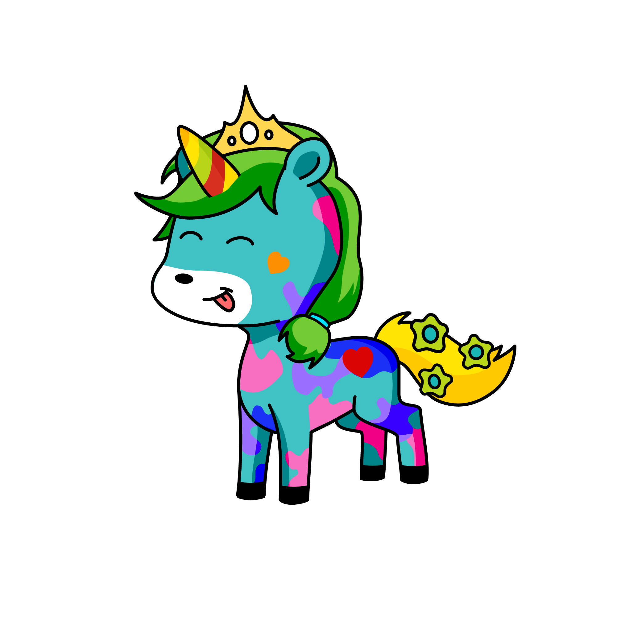 colores libres, the unicorn