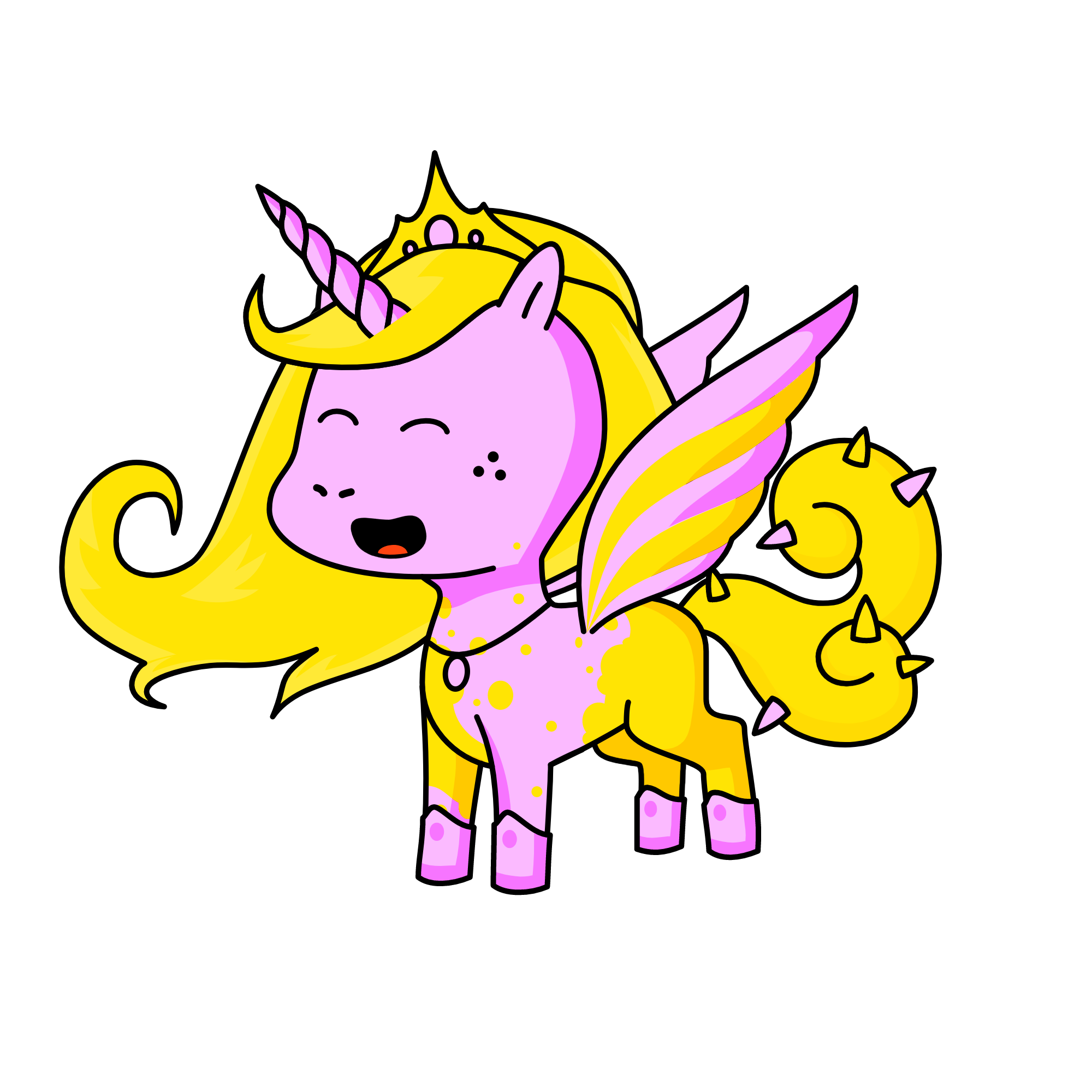 Her Royal Highness Duchess Cerise Navajo of the Daisy Fields the 6th , the unicorn