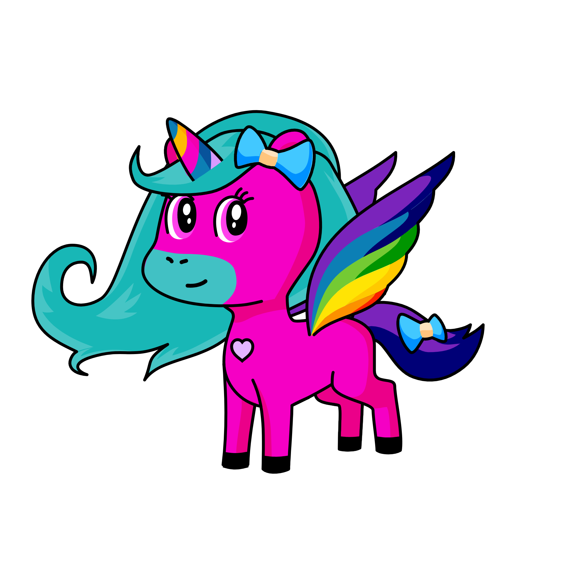 Princess Laura of Arono, the unicorn