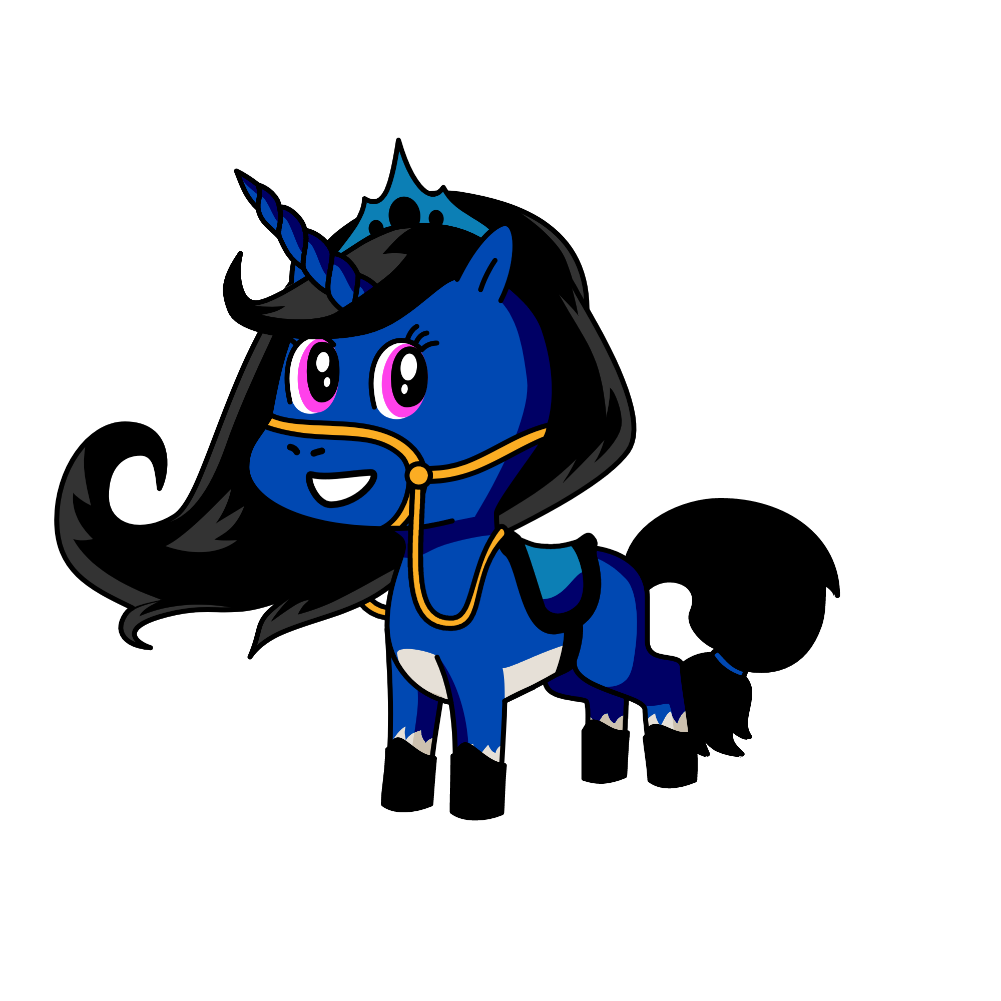 Queen Esmerelda, the unicorn