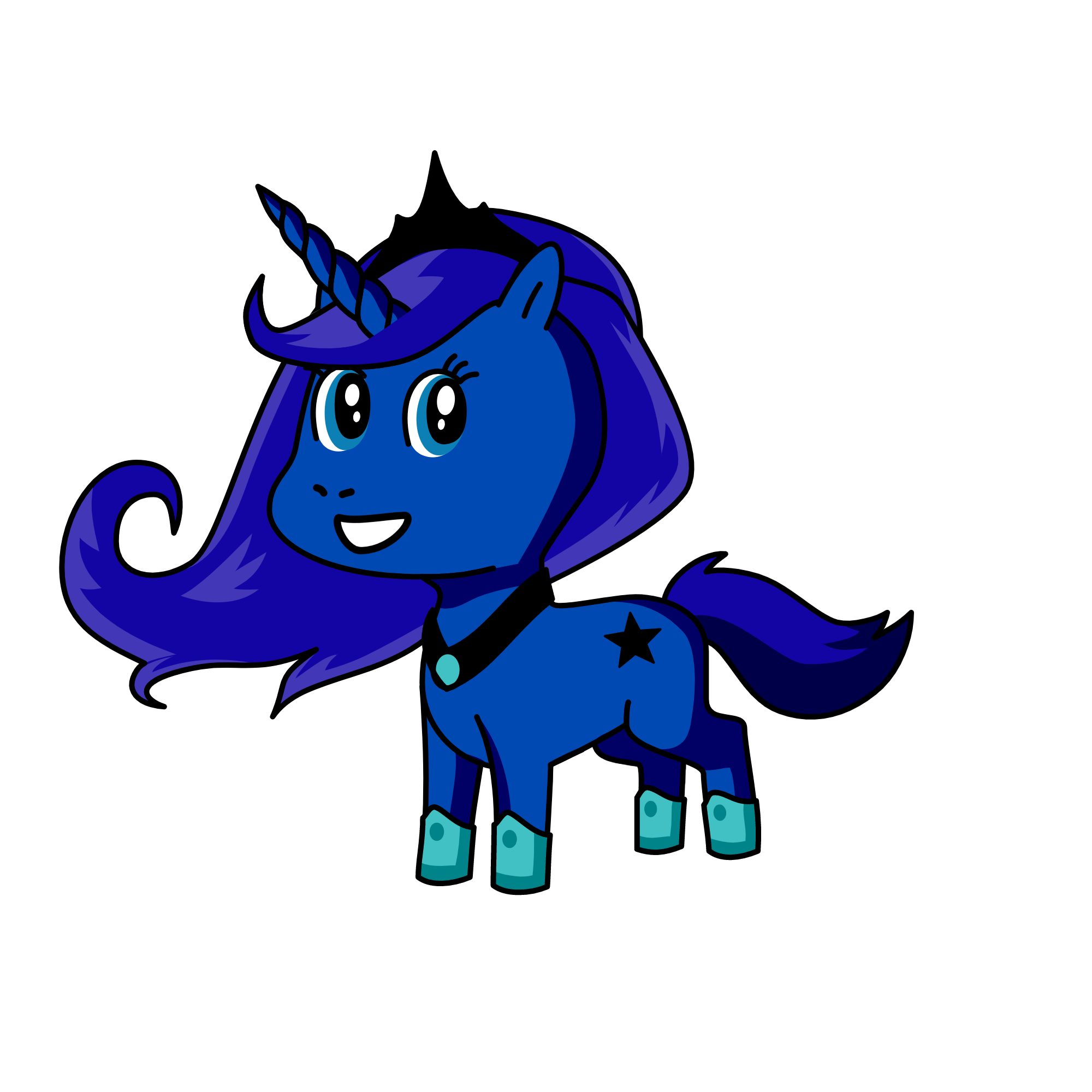 Luna, the unicorn
