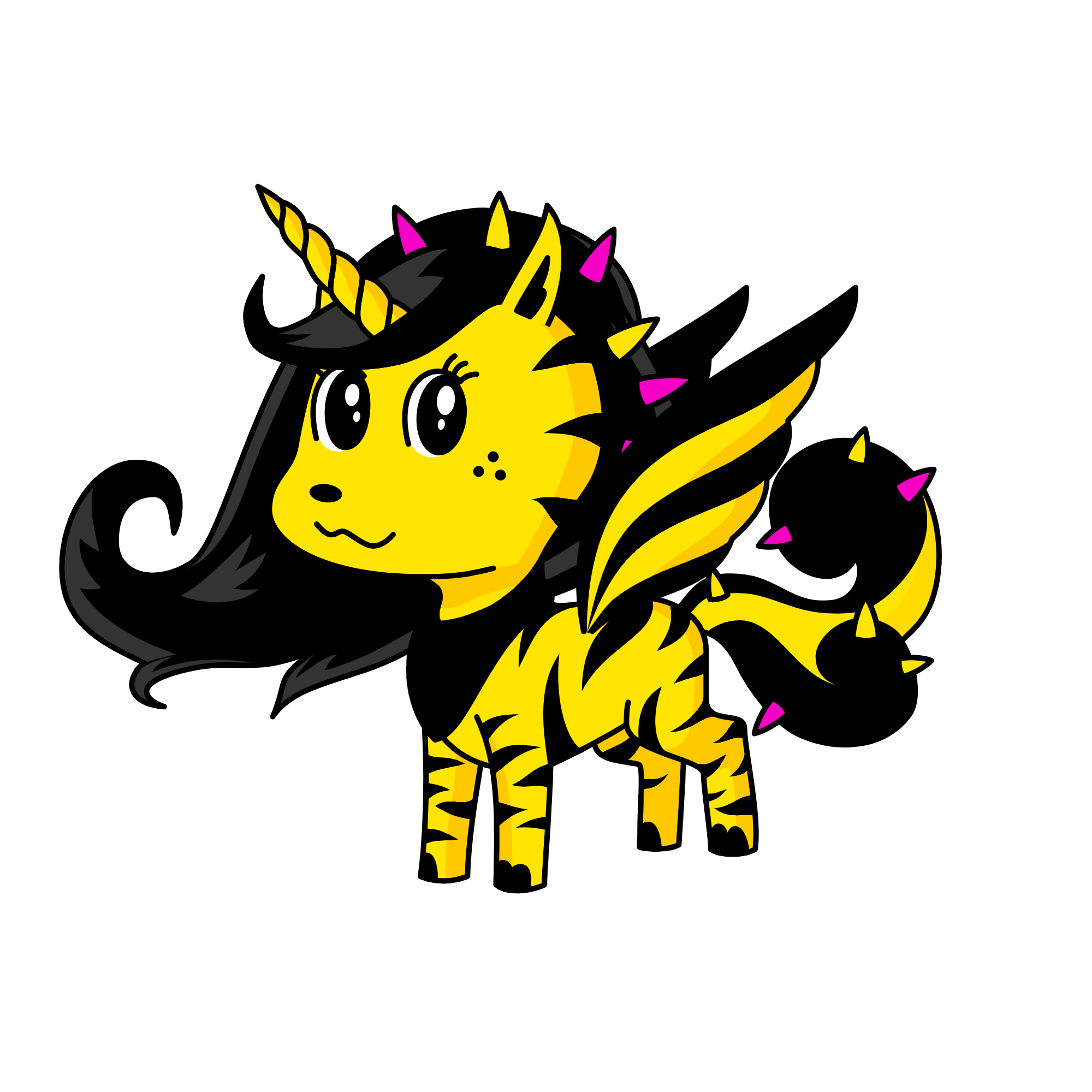 YELLOW FIRE🔥🔥🧨🧨, the unicorn
