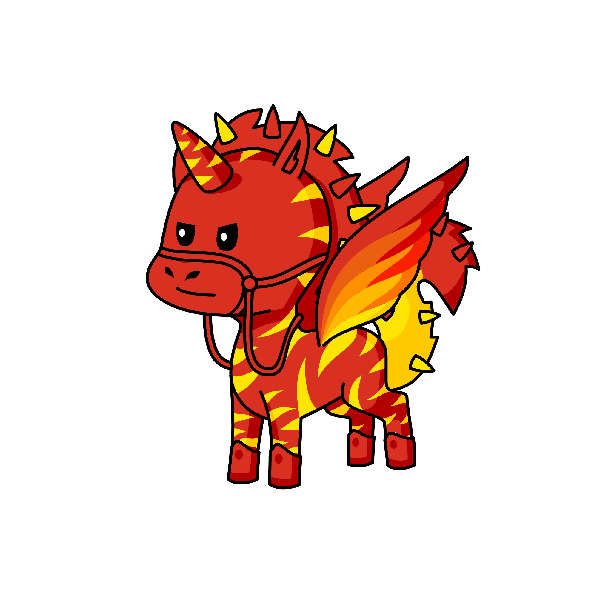 Fire queen🔥🔥, the unicorn