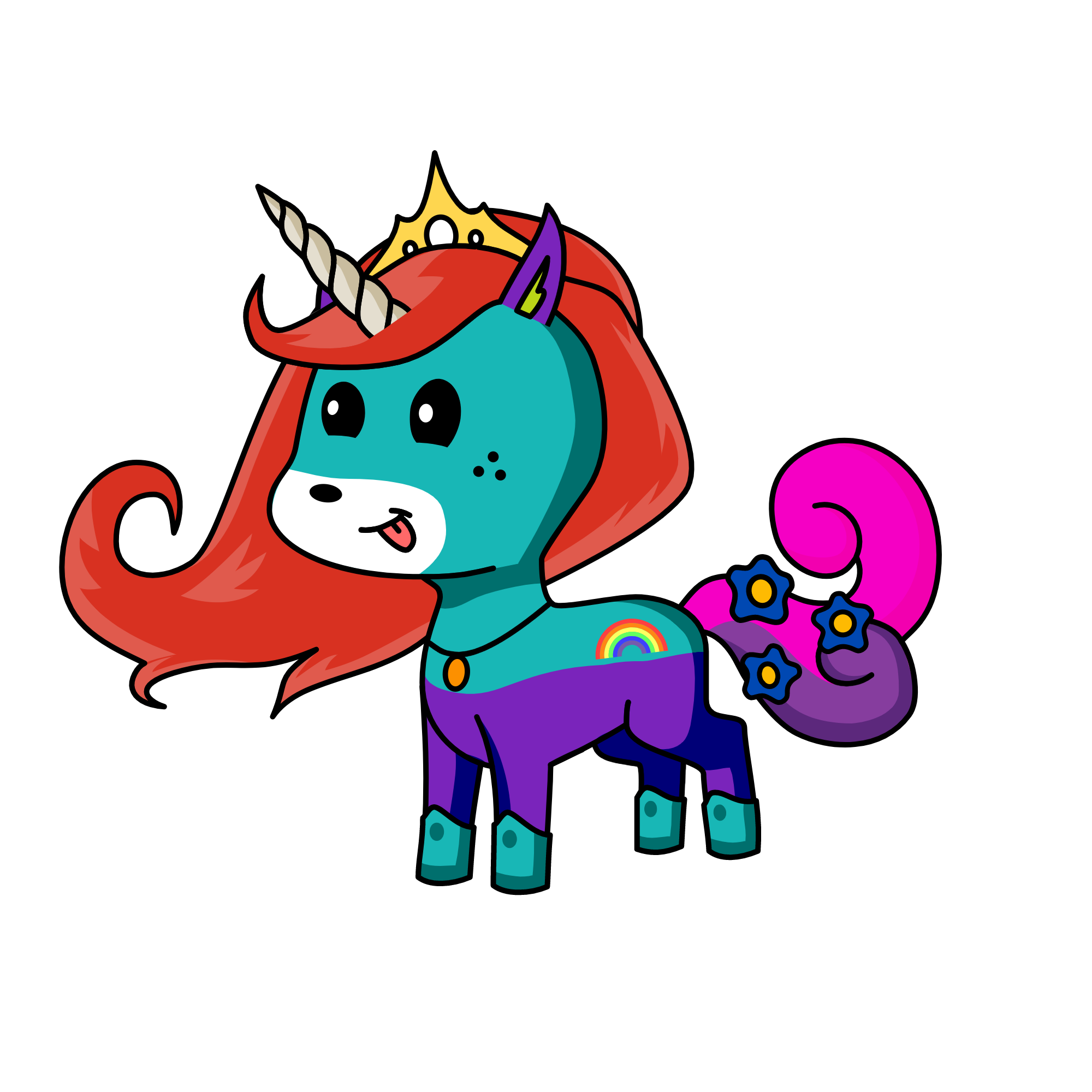f, the unicorn