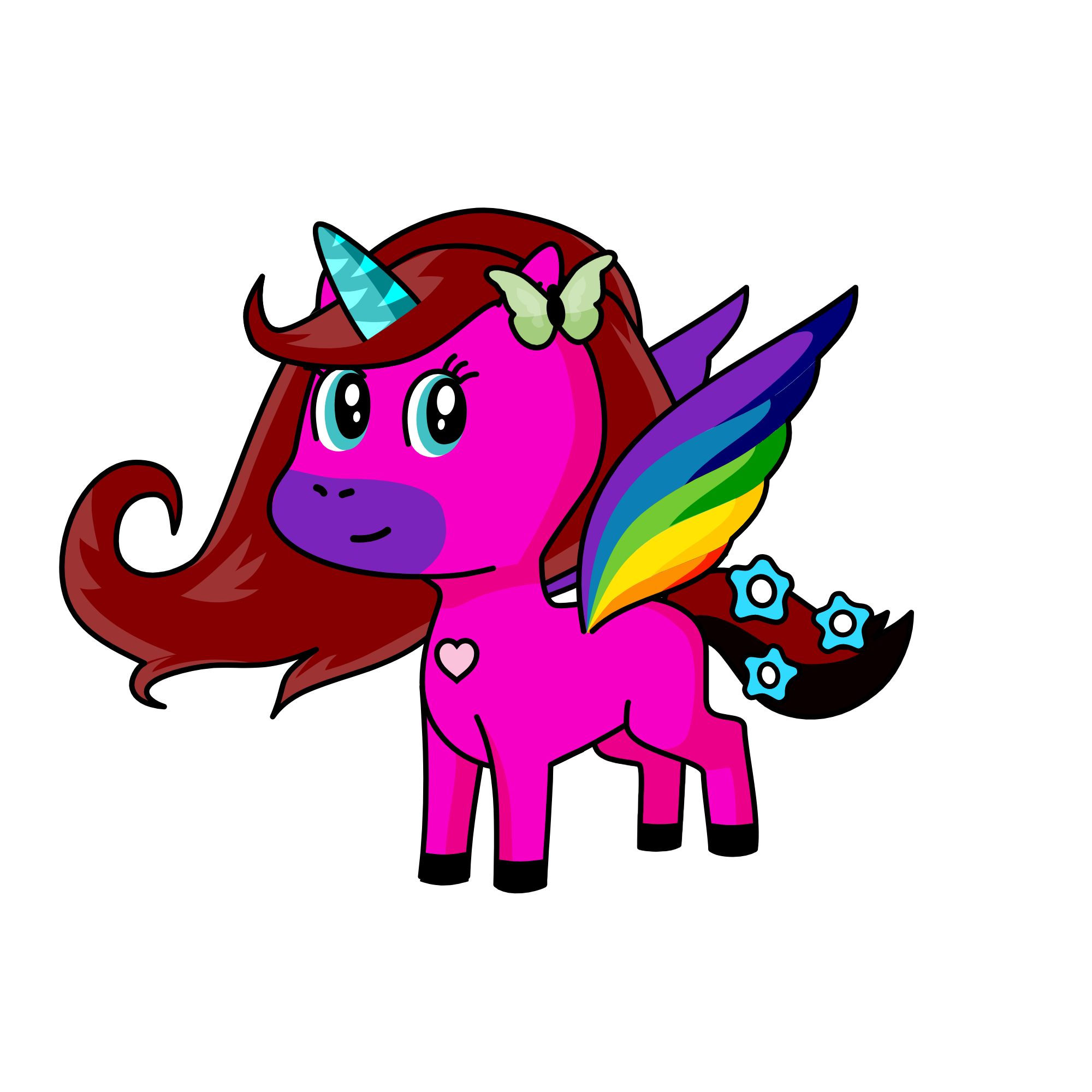 Nadia, the unicorn