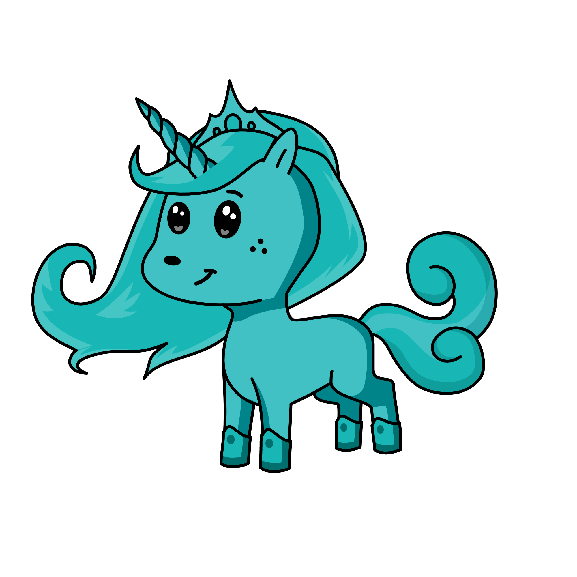Turqiose, the unicorn