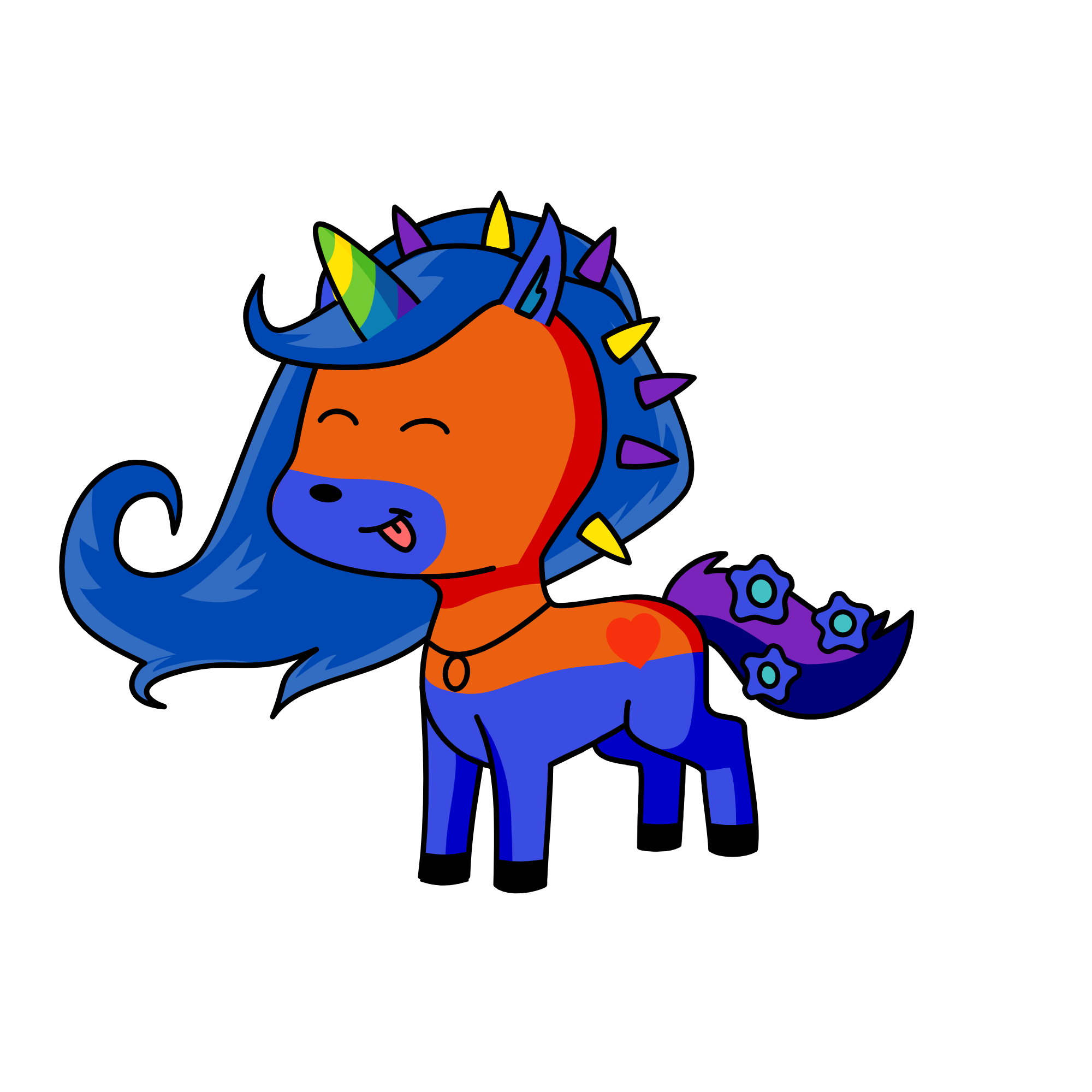 Princess Buttercup, the unicorn
