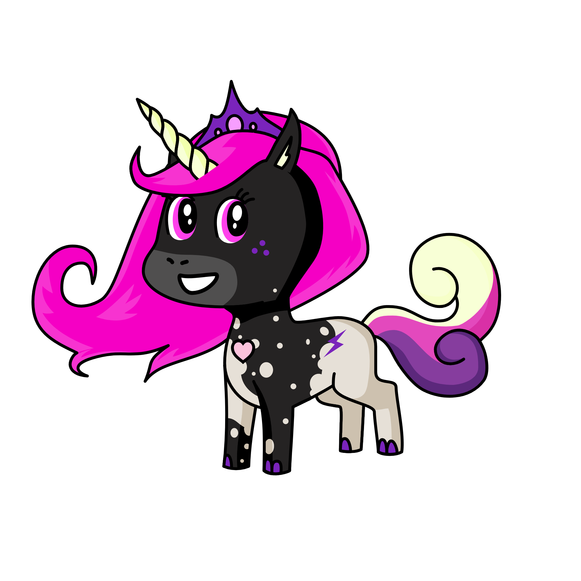 Butterfly Jones, the unicorn