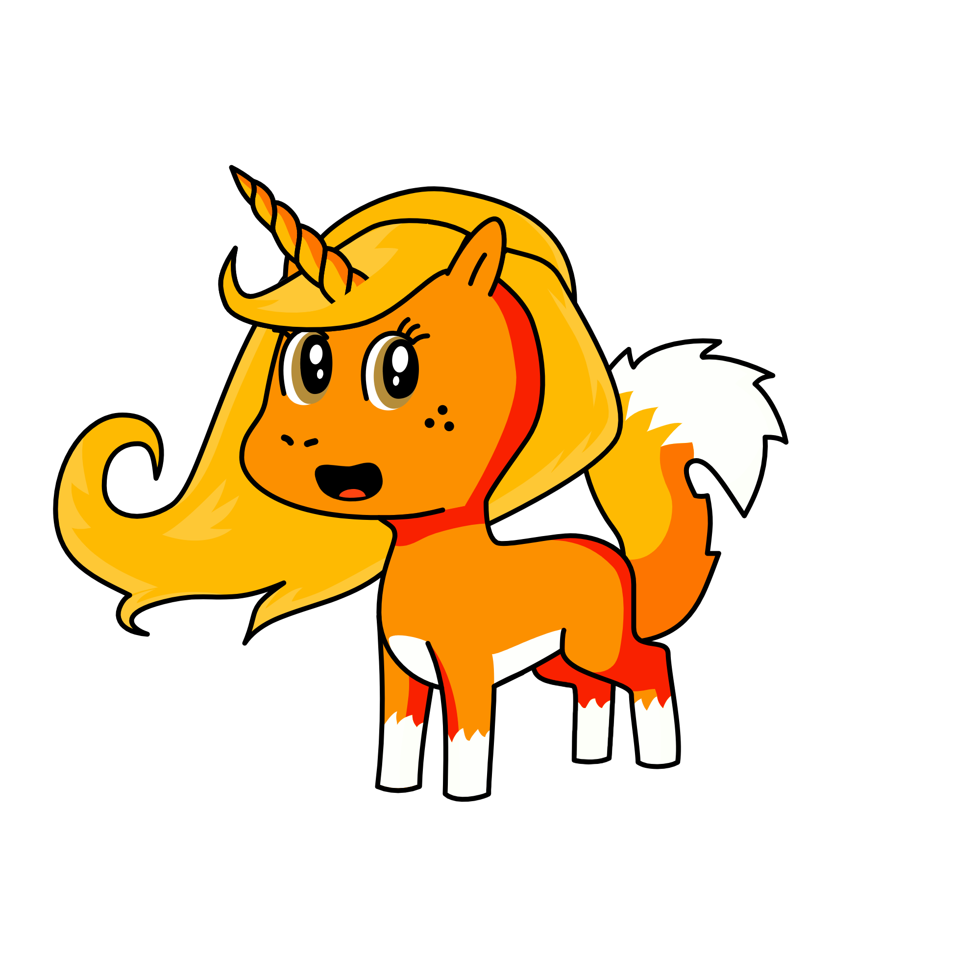 Fox, the unicorn