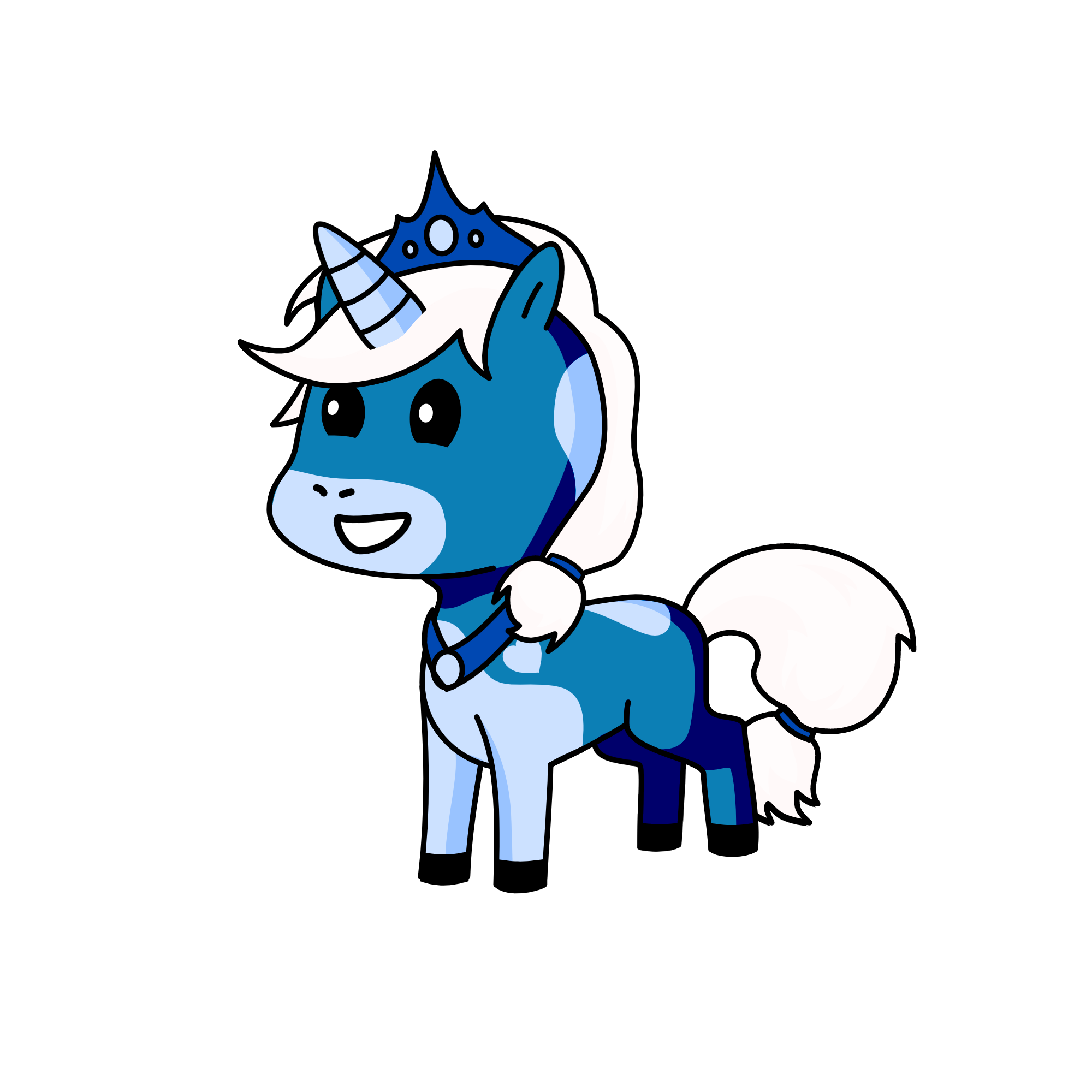 snowy, the unicorn