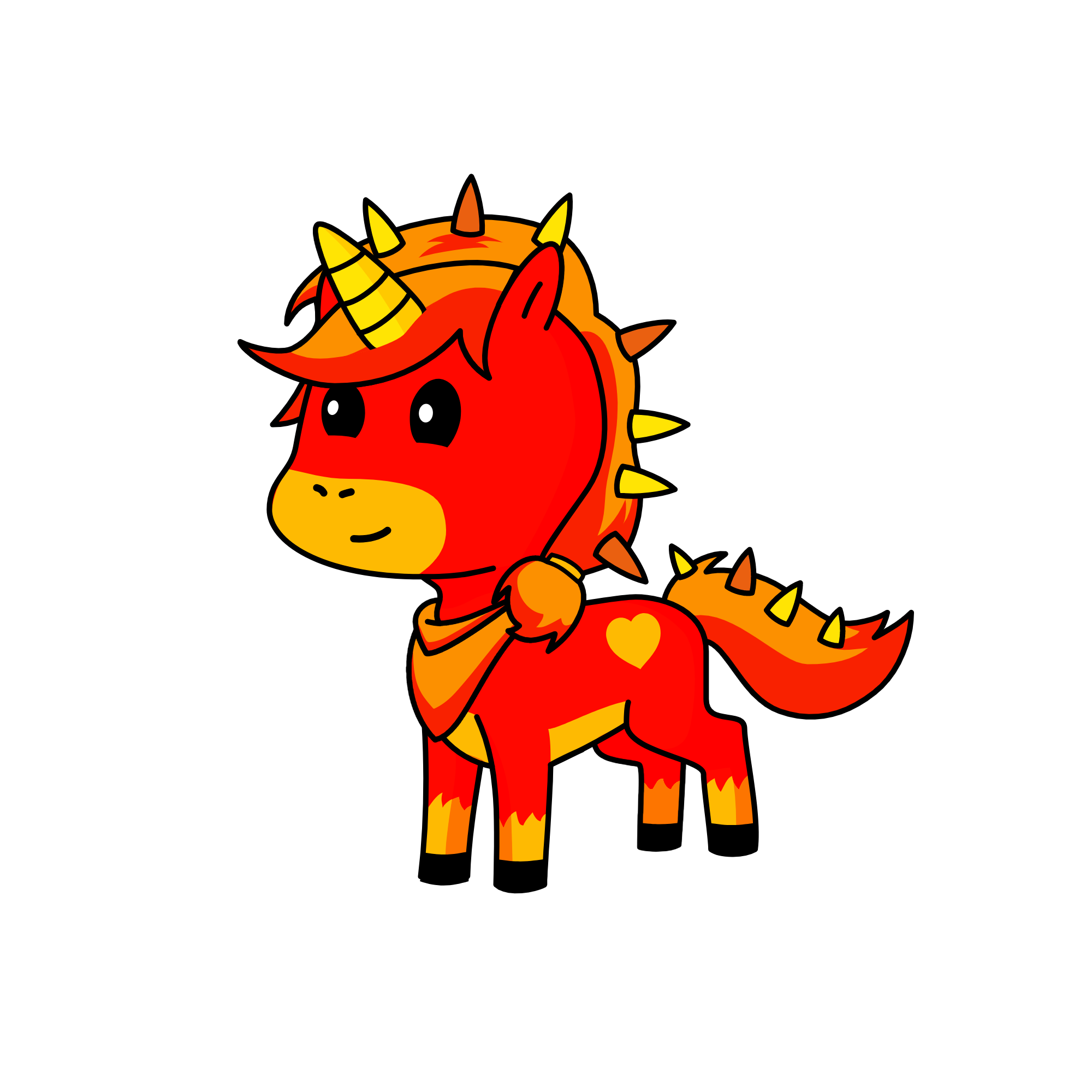 fire, the unicorn