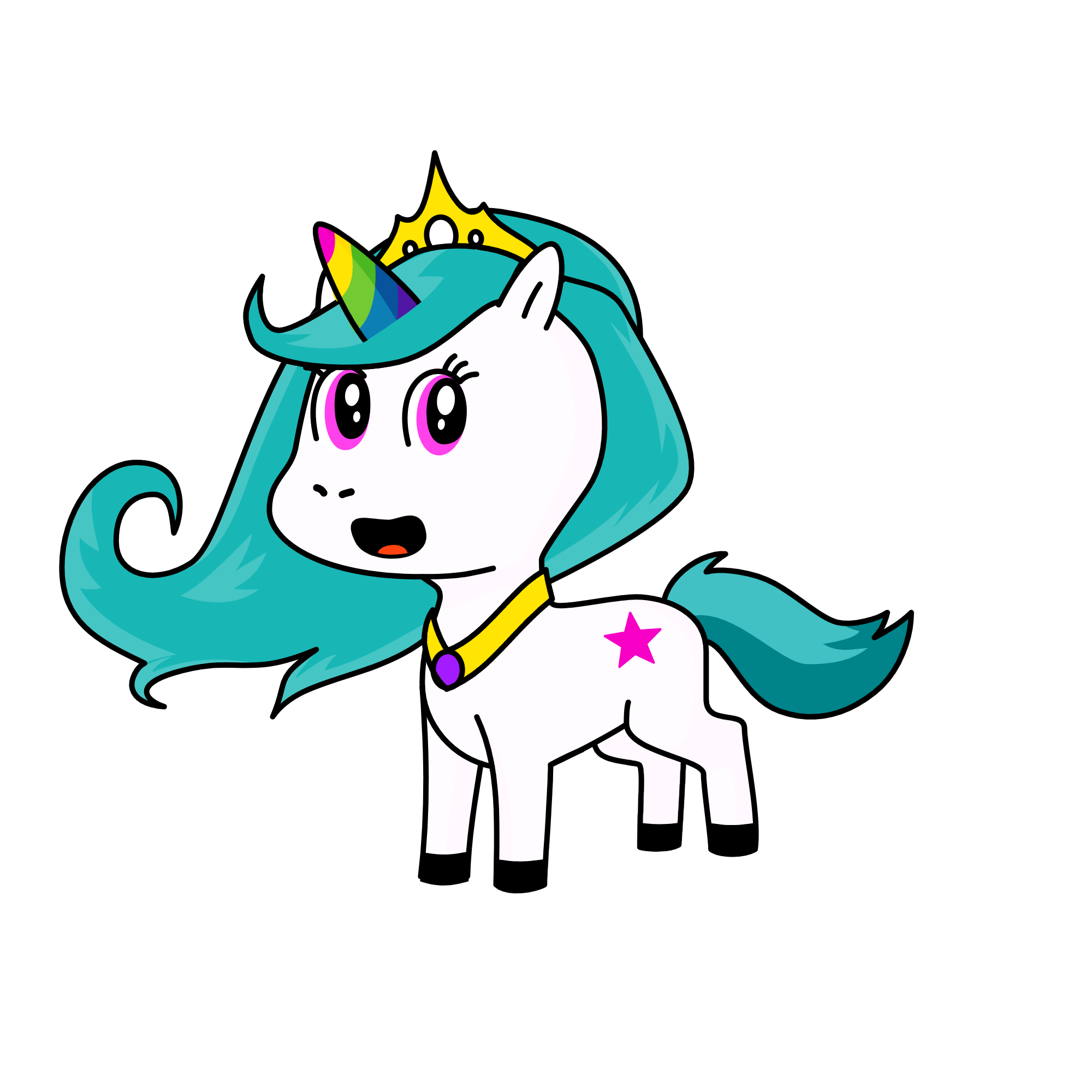 prinsets sellesteya, the unicorn