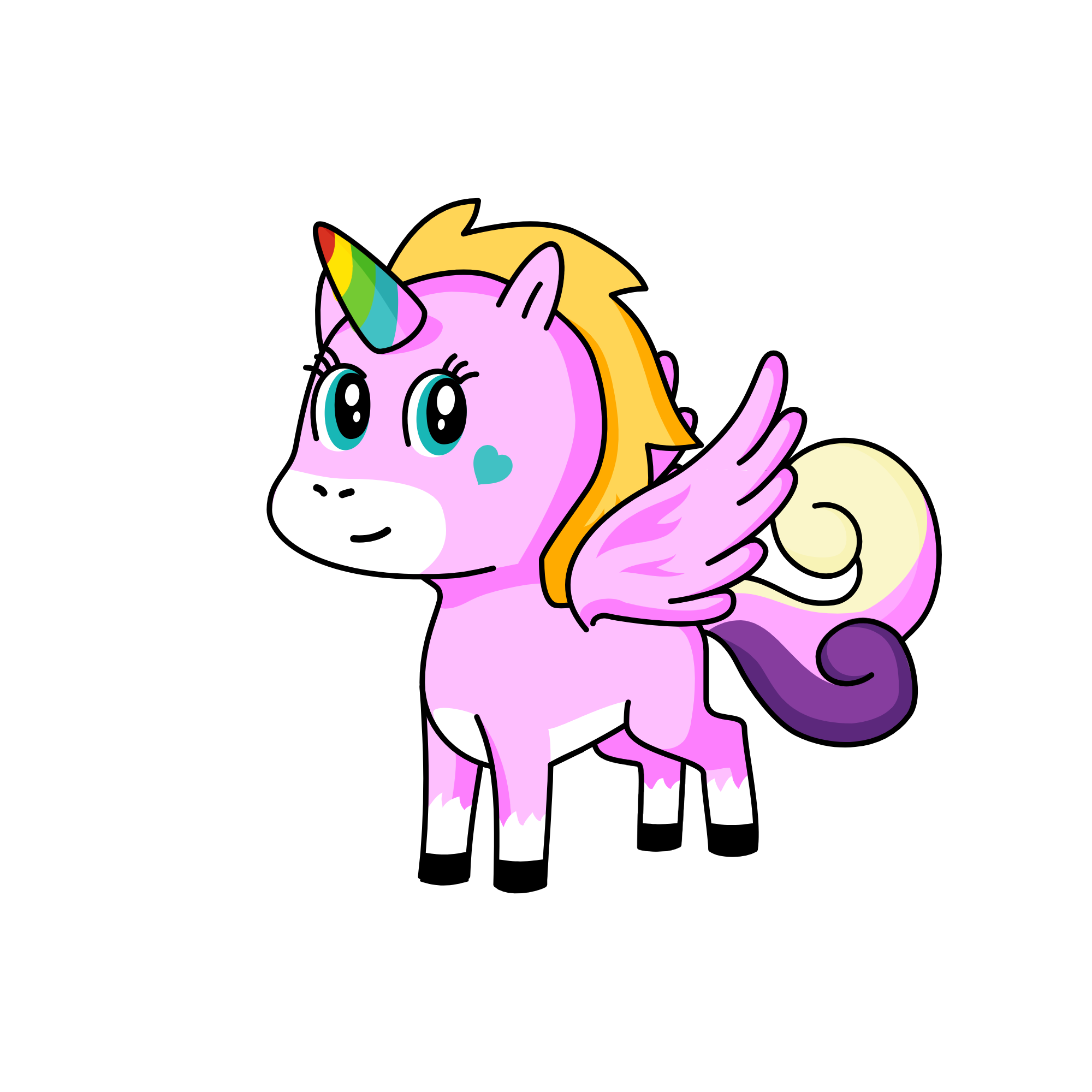 Sunshine, the unicorn