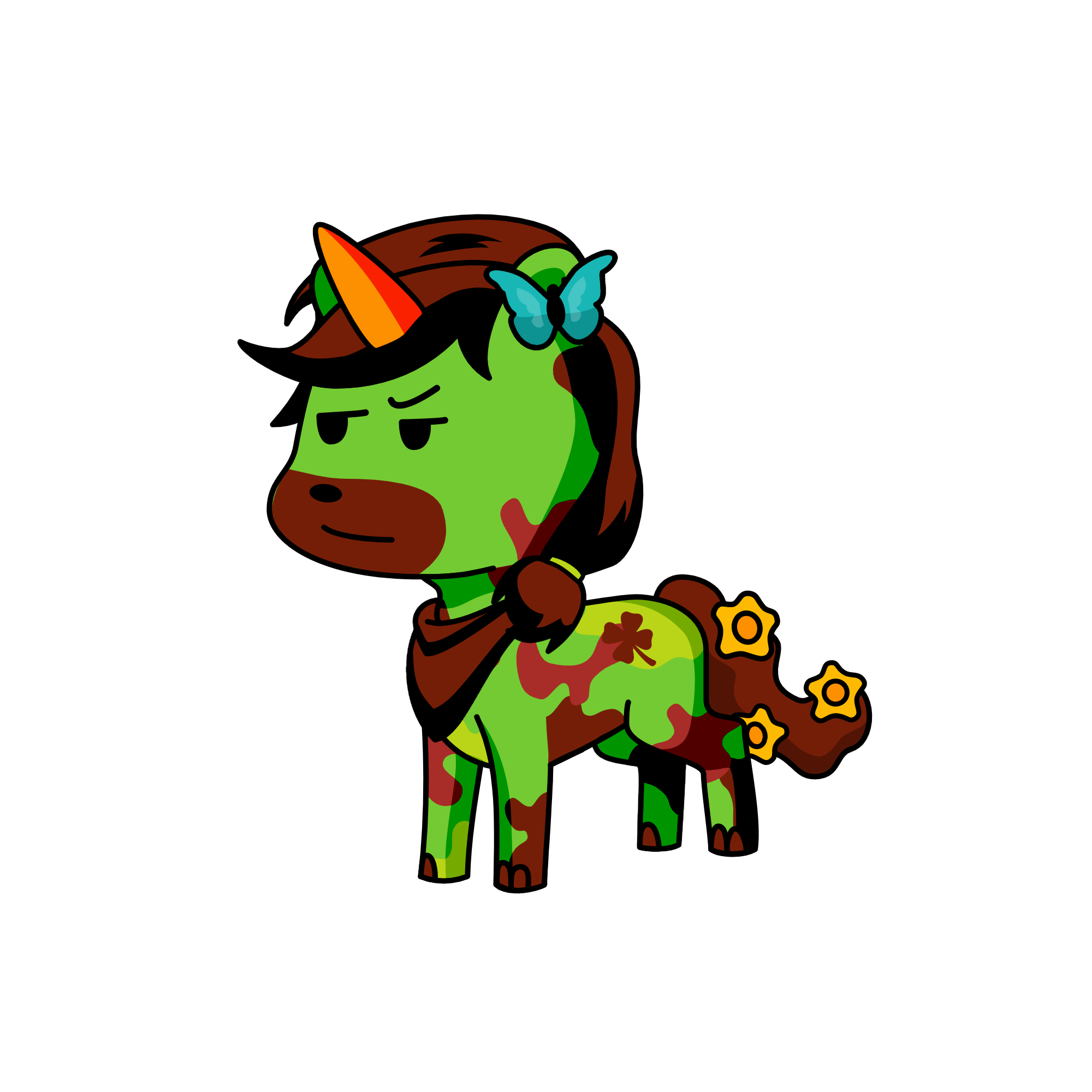 earthy, the unicorn