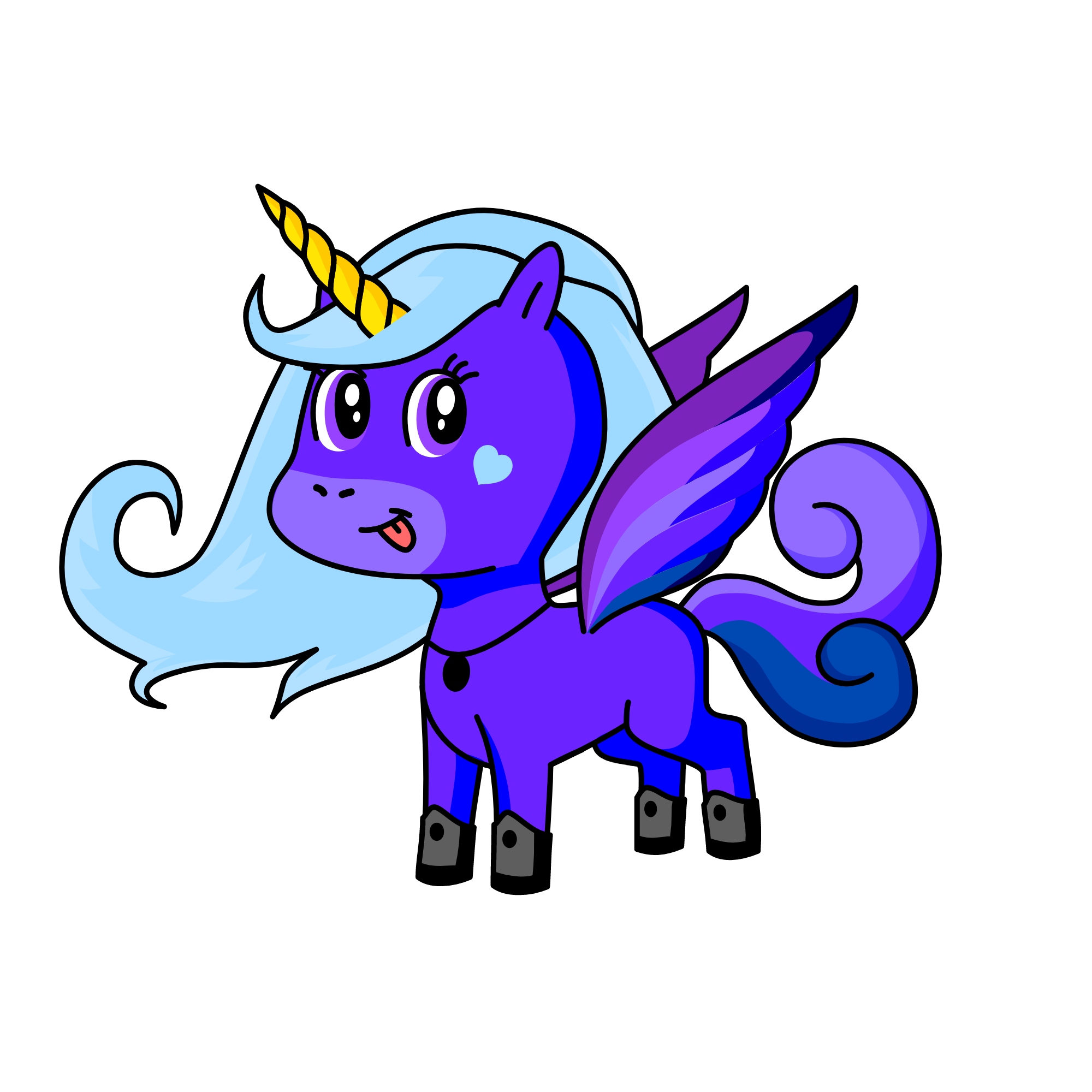 Luna, the unicorn