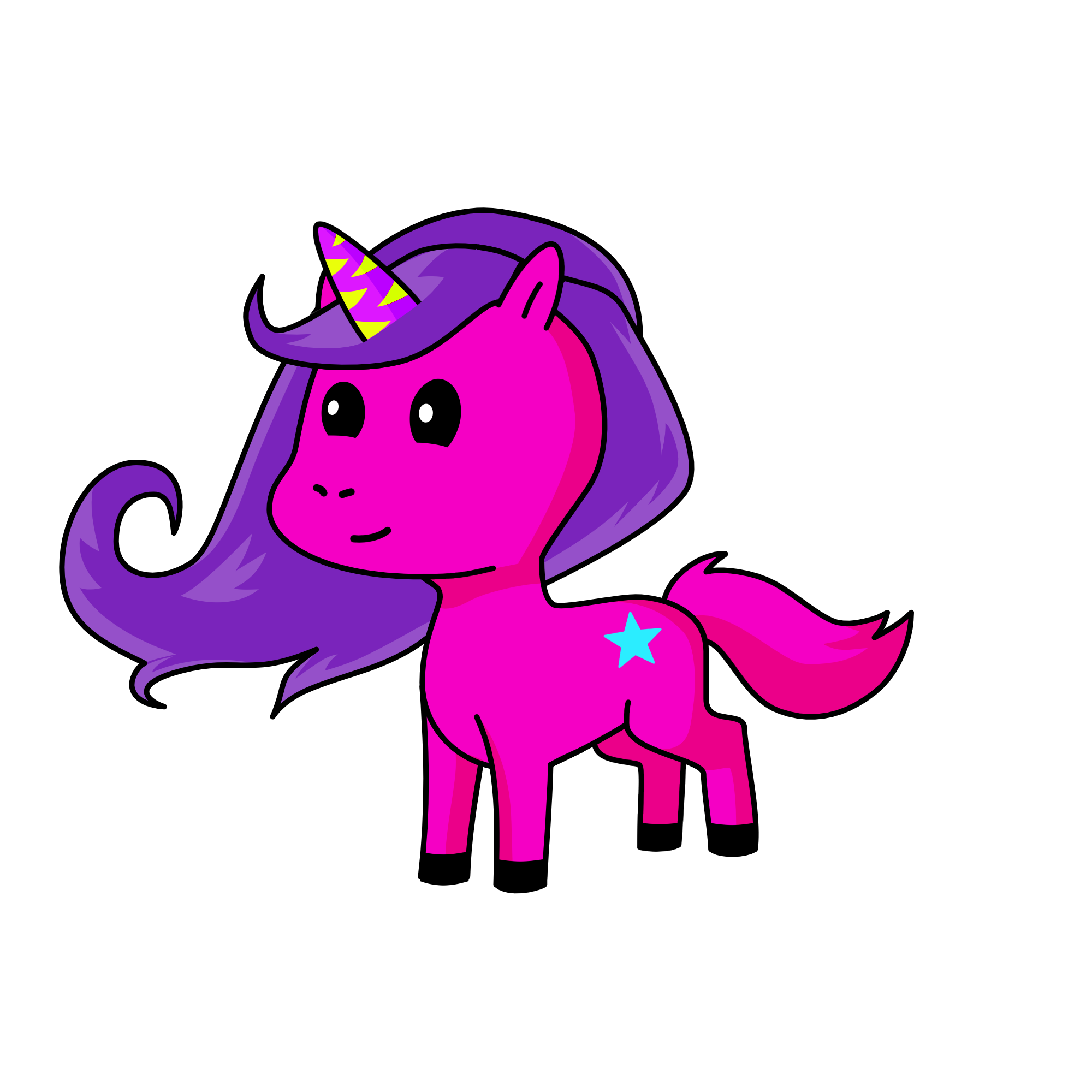 Pinkie pie, the unicorn