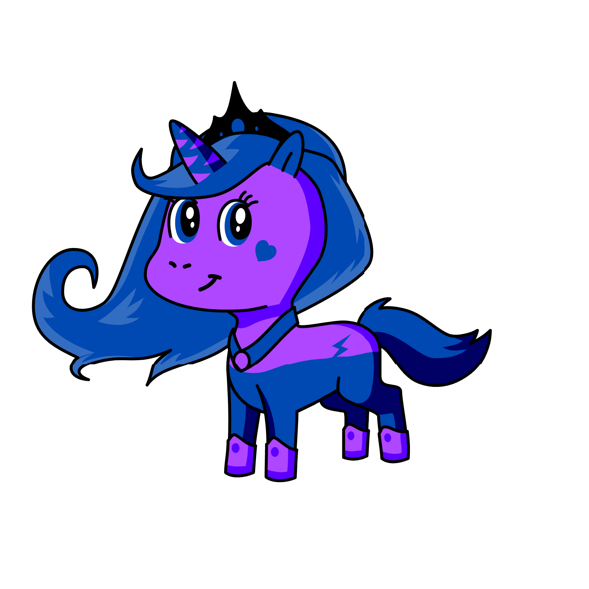 Luna, the unicorn