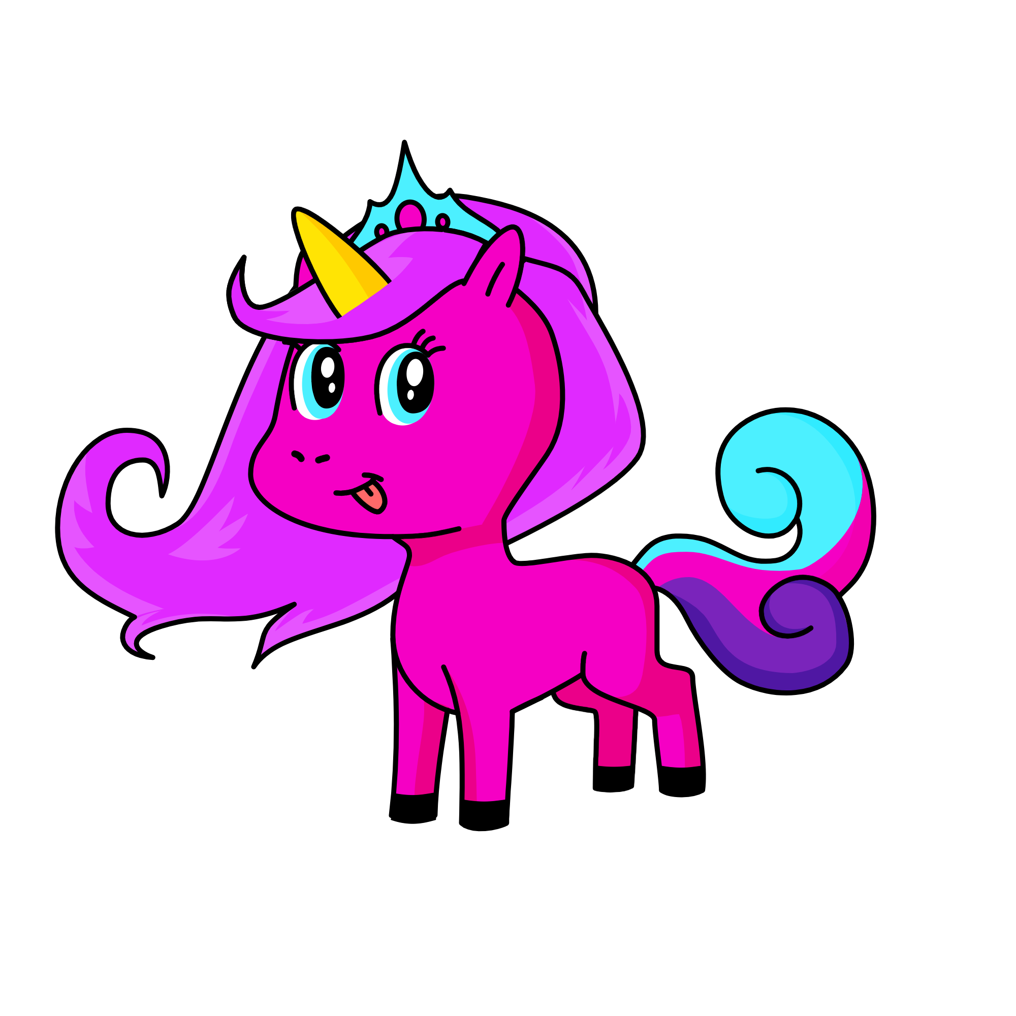 Cutie pie , the unicorn