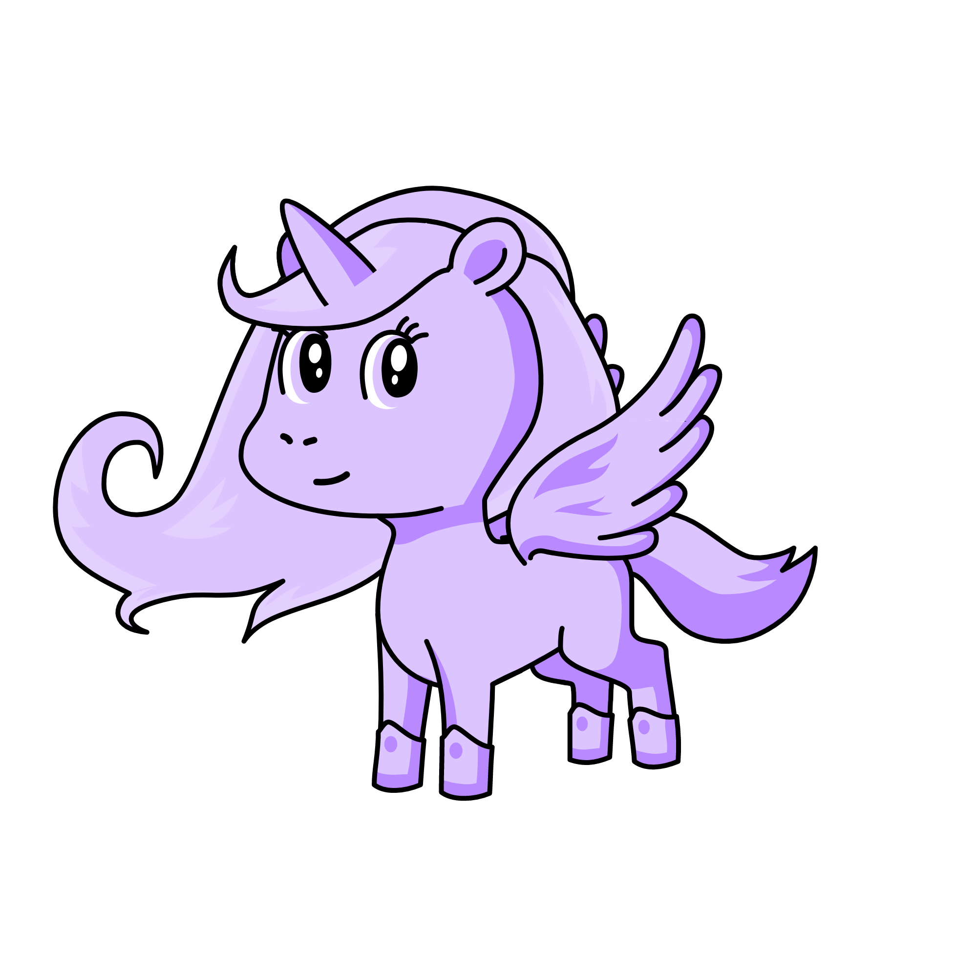 queen of purple, the unicorn