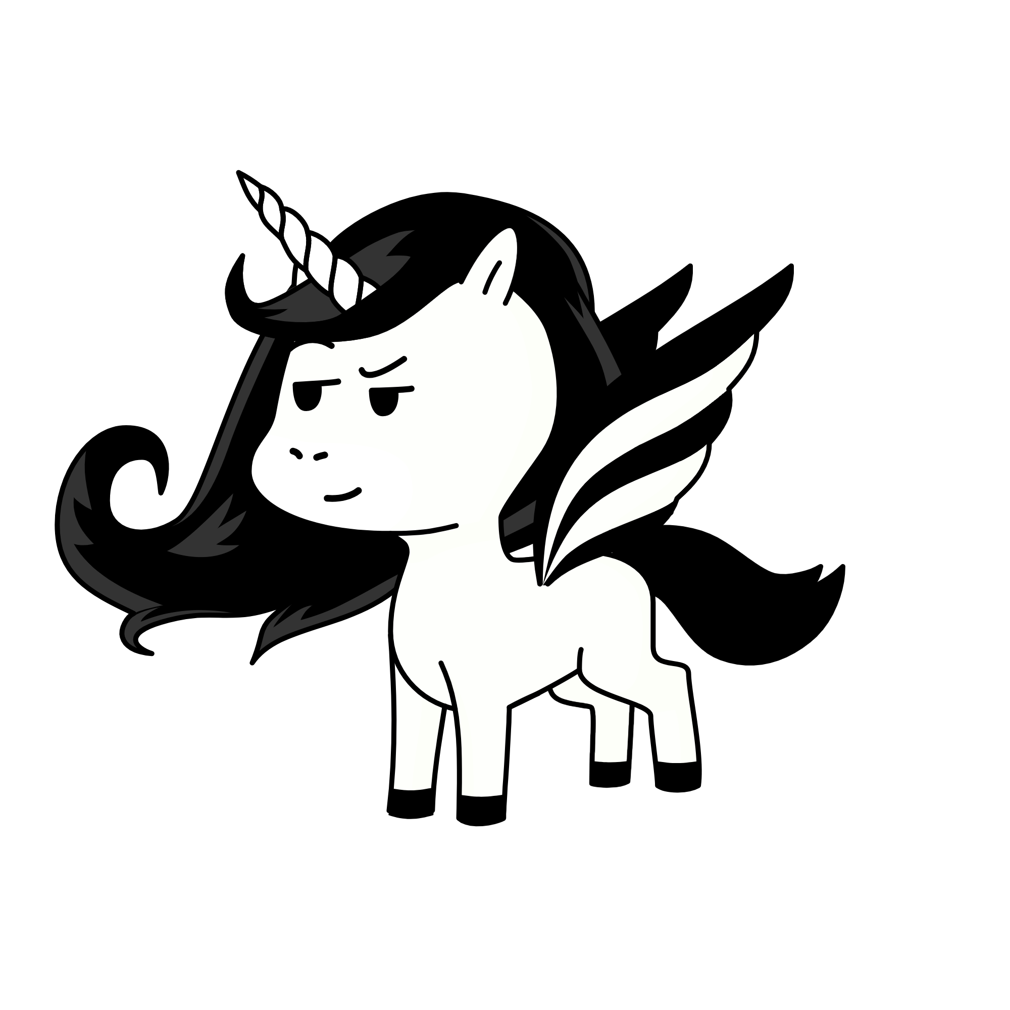 cool, the unicorn