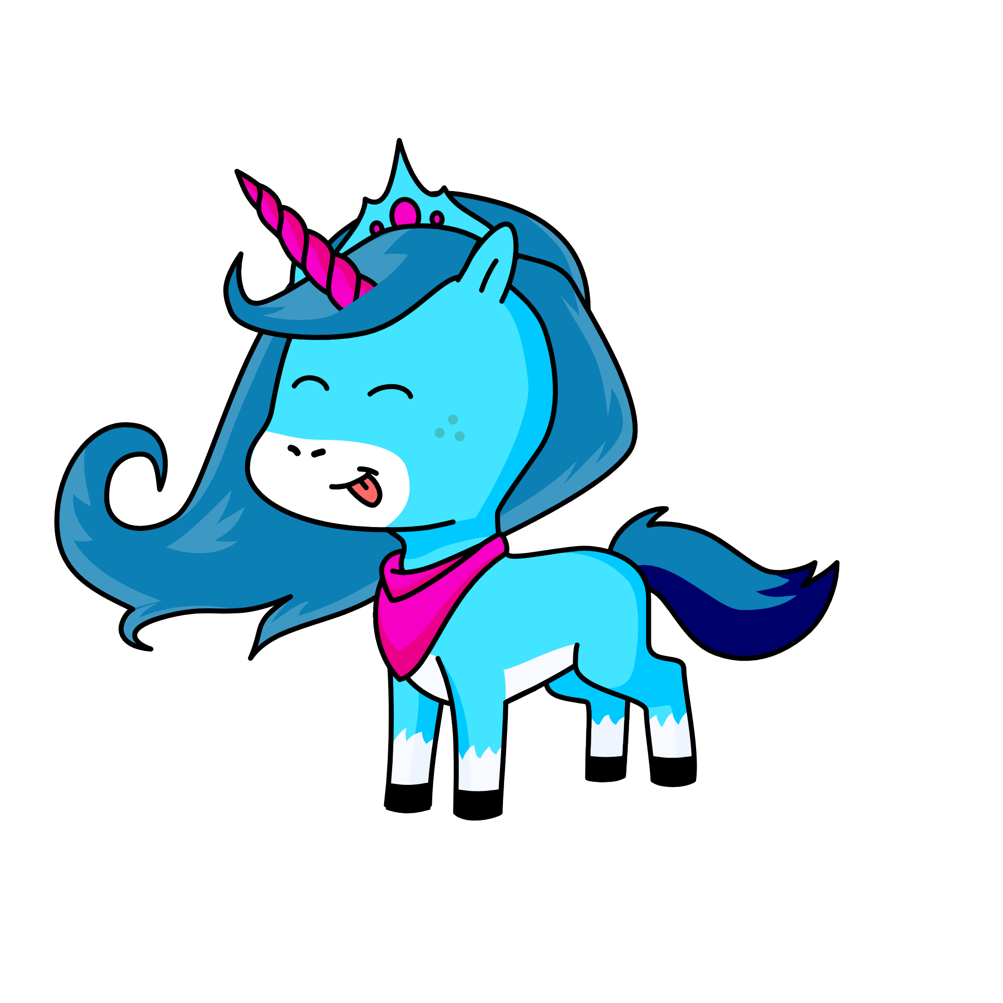 fluffy, the unicorn