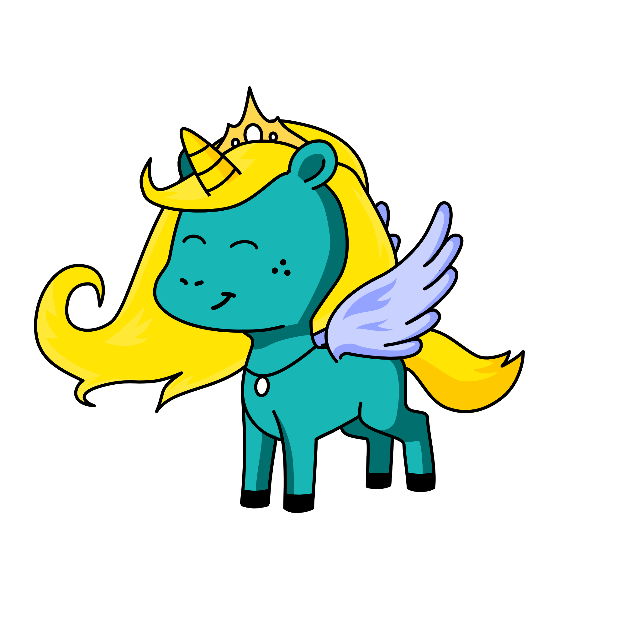 girl, the unicorn
