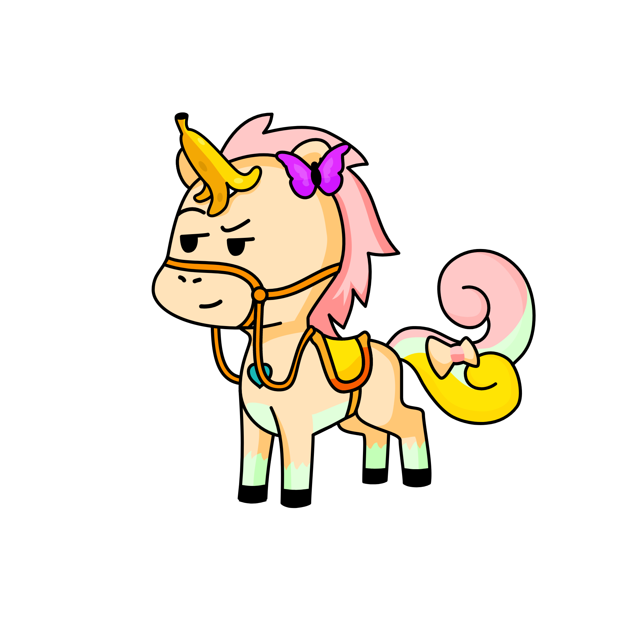 Banana, the unicorn