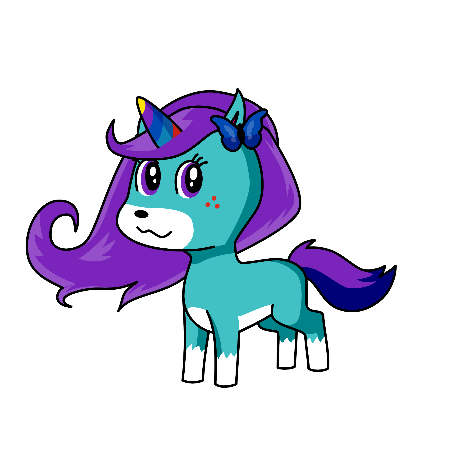 Nadia, the unicorn