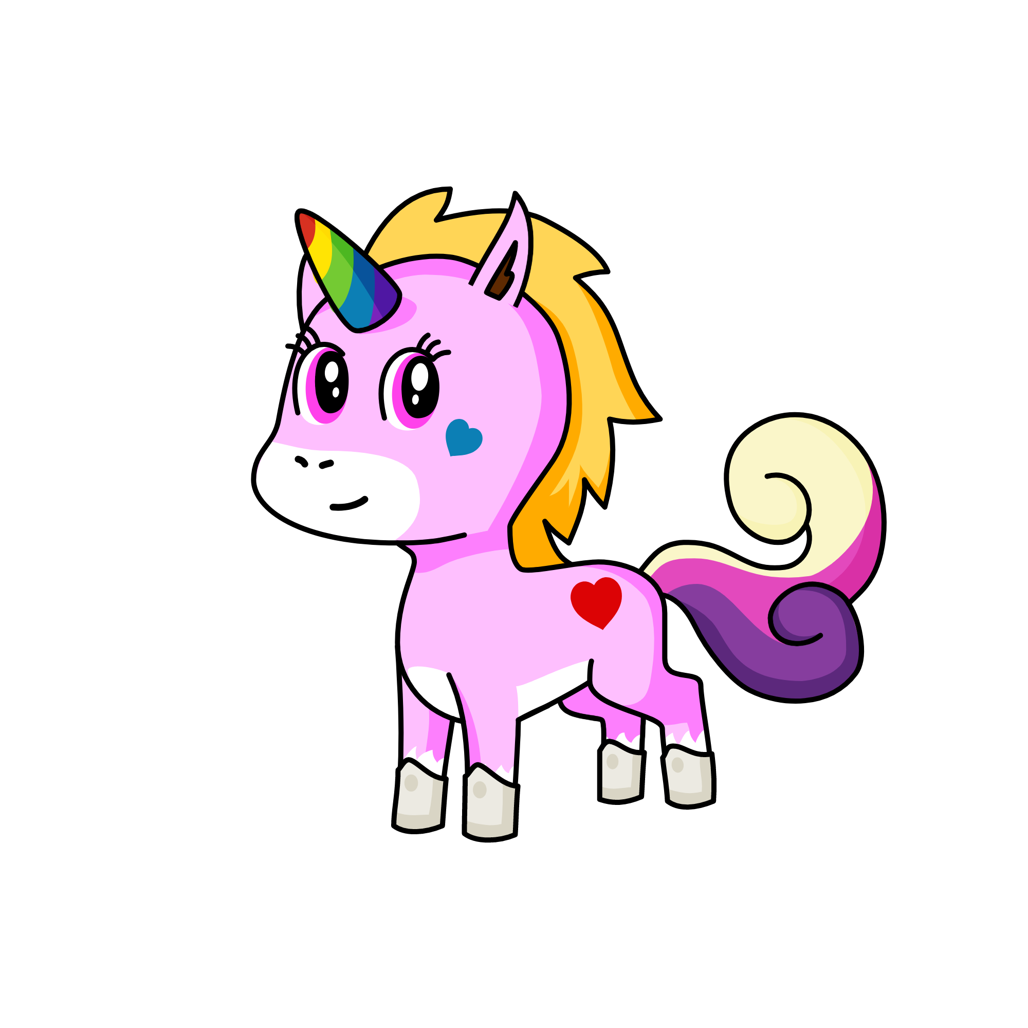 Mi Mi, the unicorn