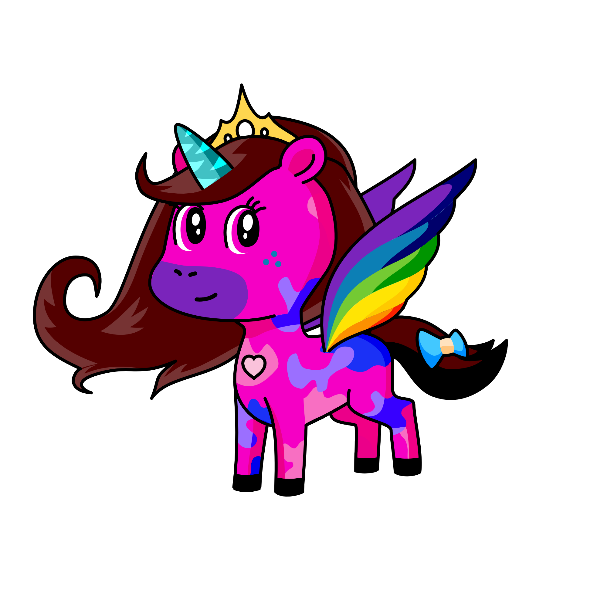 Princess Mia, the unicorn