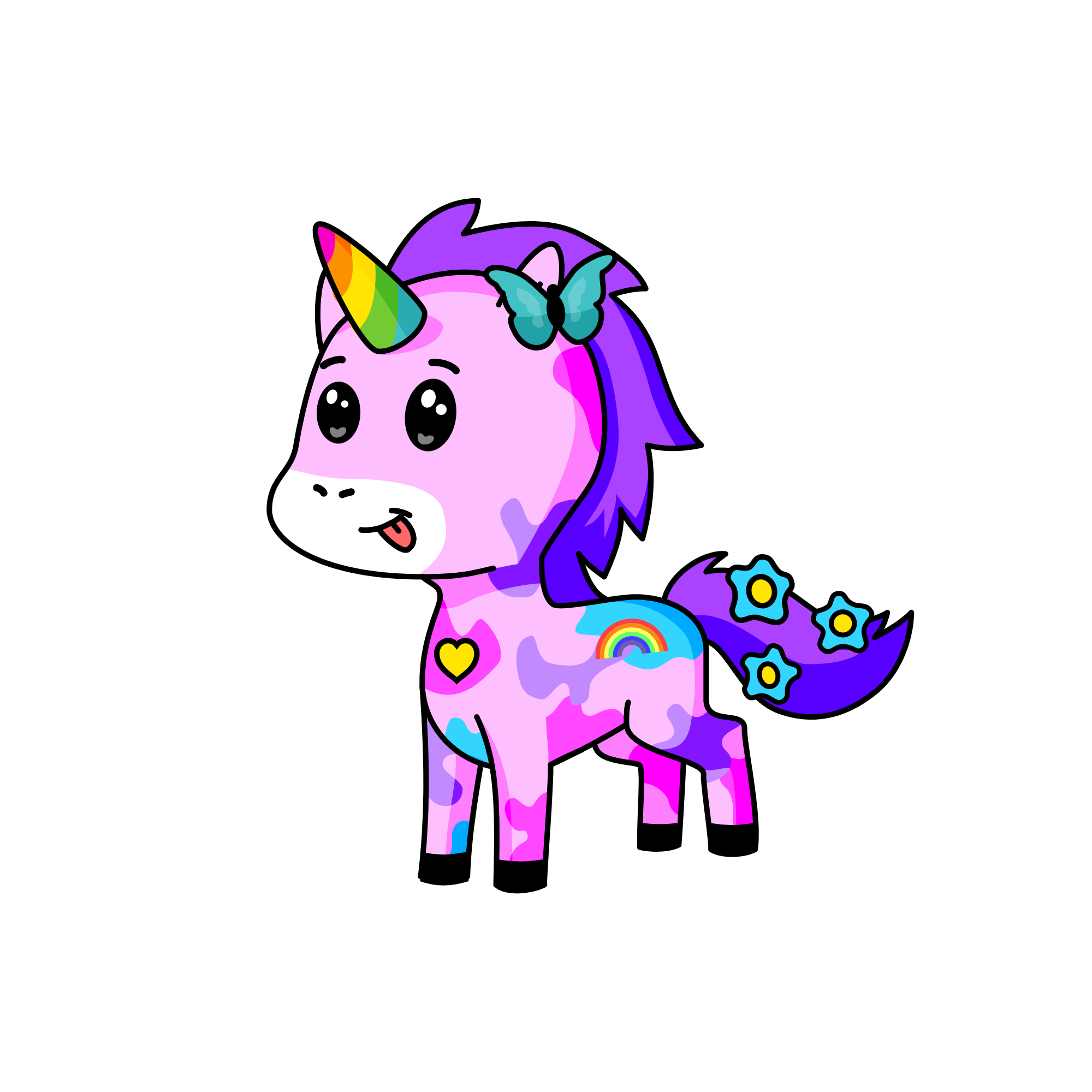 Fluffle, the unicorn
