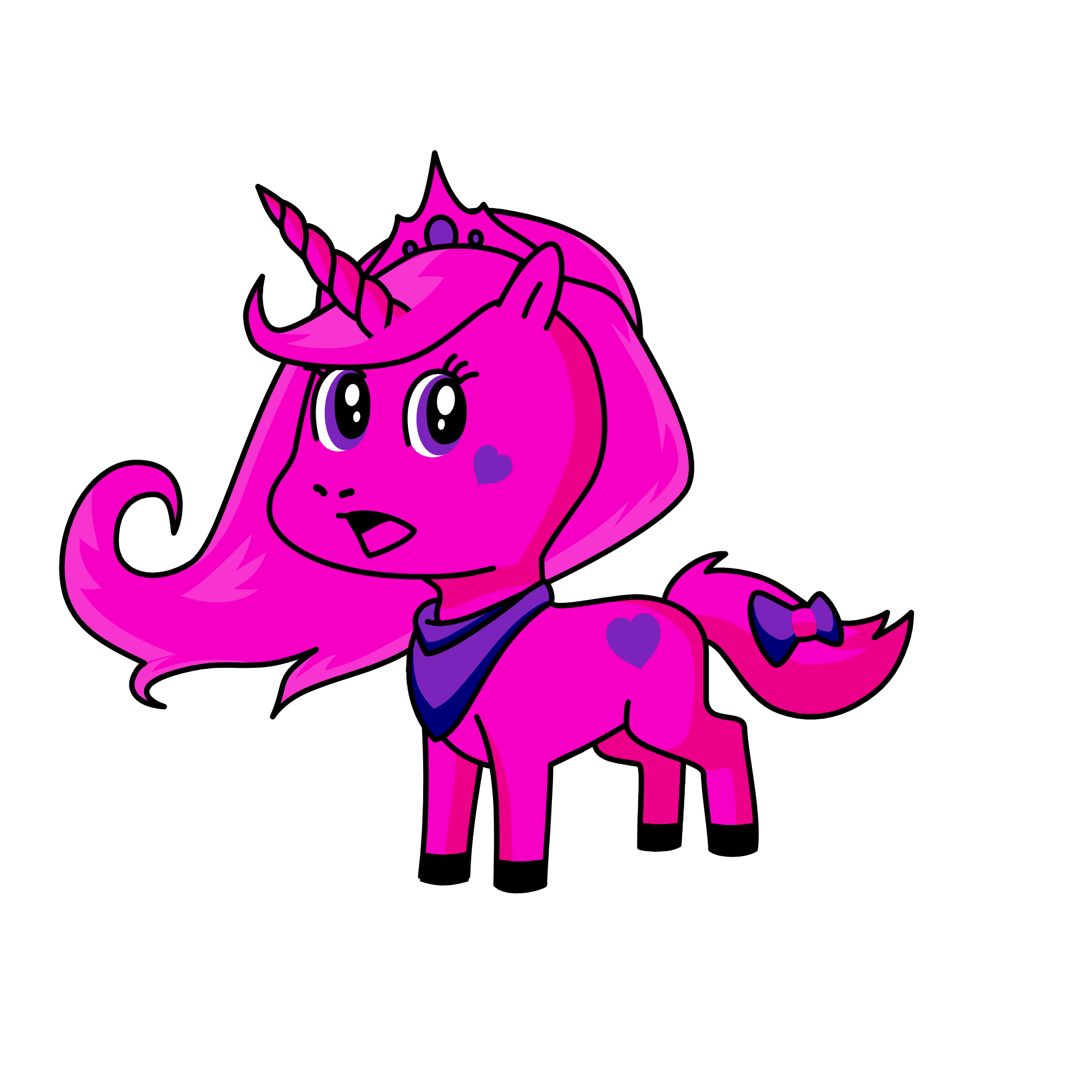 PickDark Qeen, the unicorn
