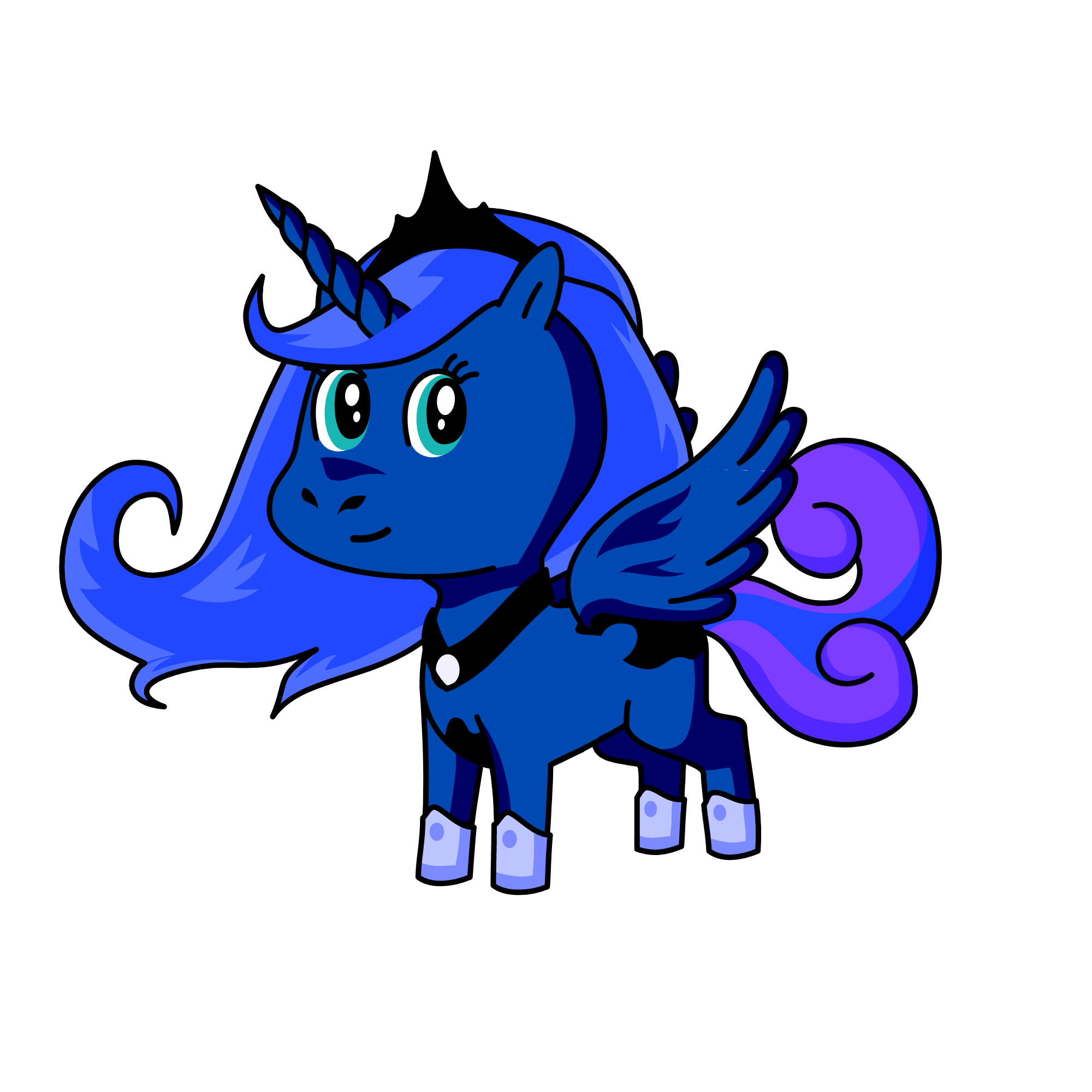 Princess Luna, the unicorn